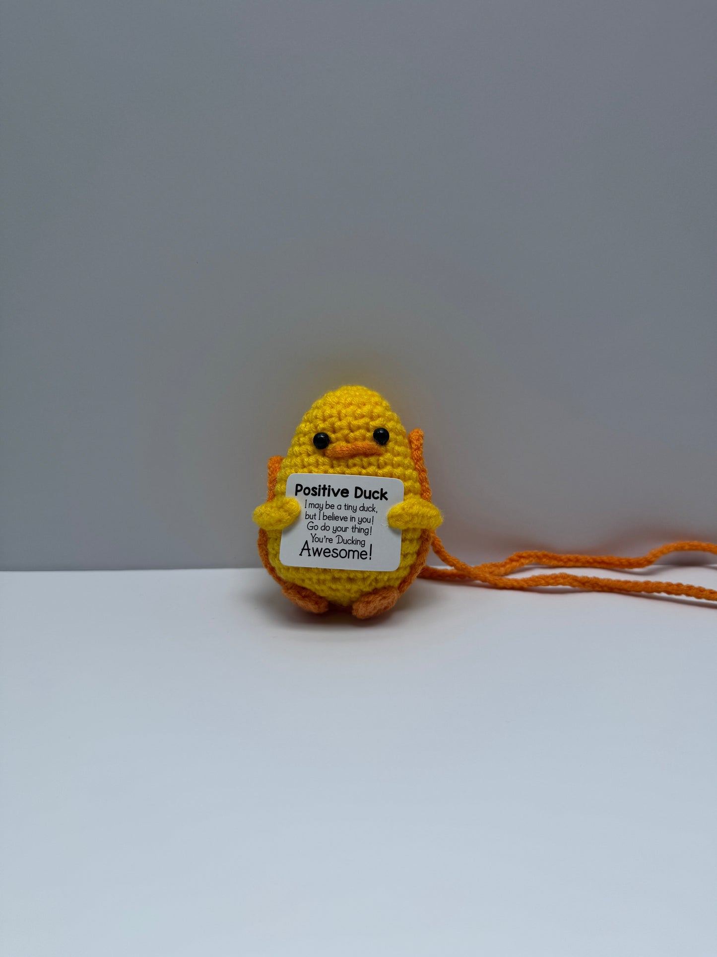Handmade Crochet Positivity Plush – Uplifting Gifts & Home Décor by CraftnCrumble LLC