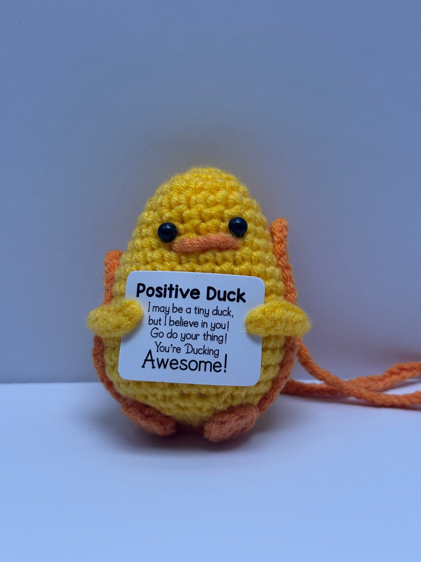 Handmade Crochet Positivity Plush – Uplifting Gifts & Home Décor by CraftnCrumble LLC