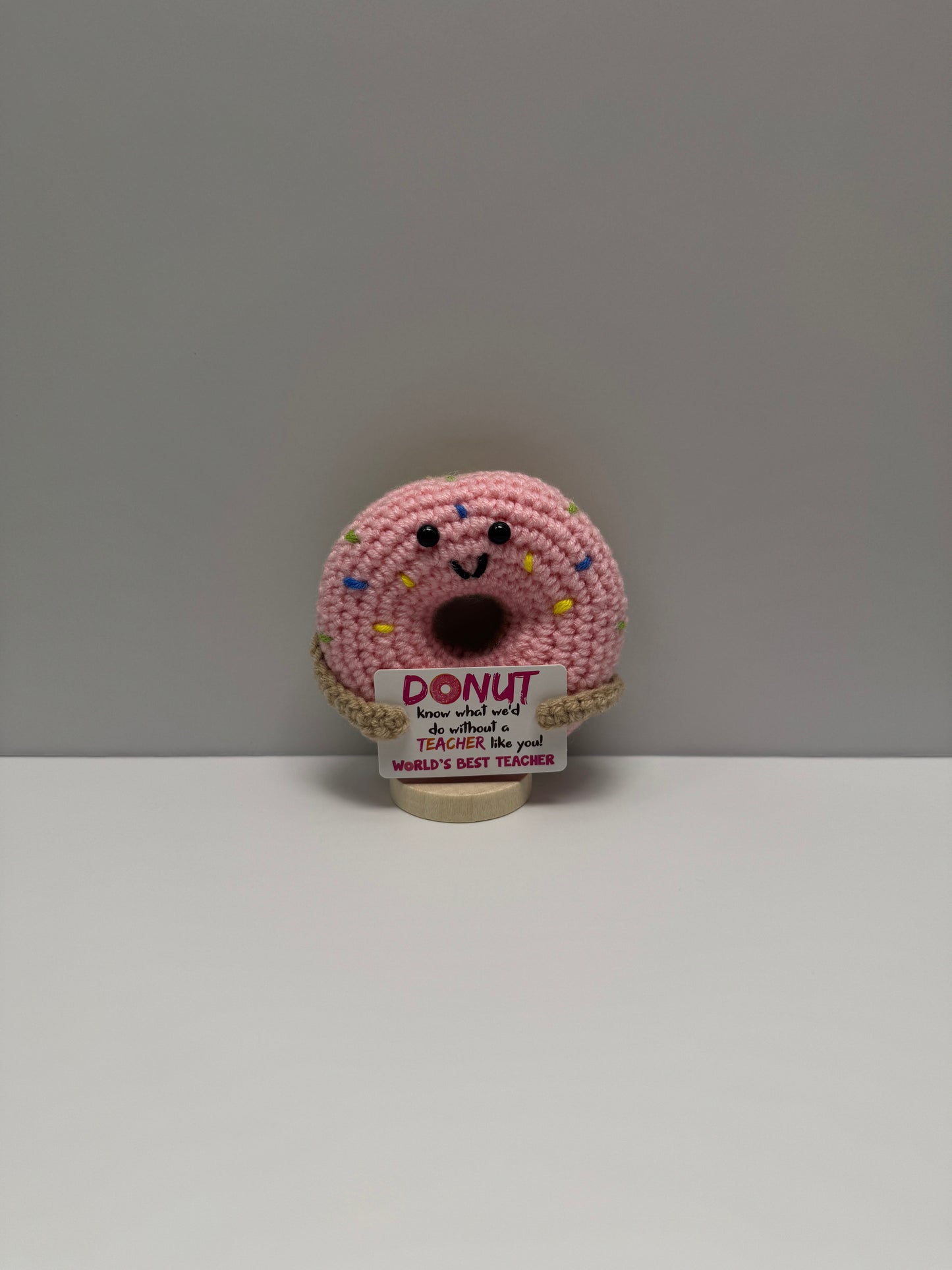 Handmade Crochet Positivity Plush – Uplifting Gifts & Home Décor by CraftnCrumble LLC
