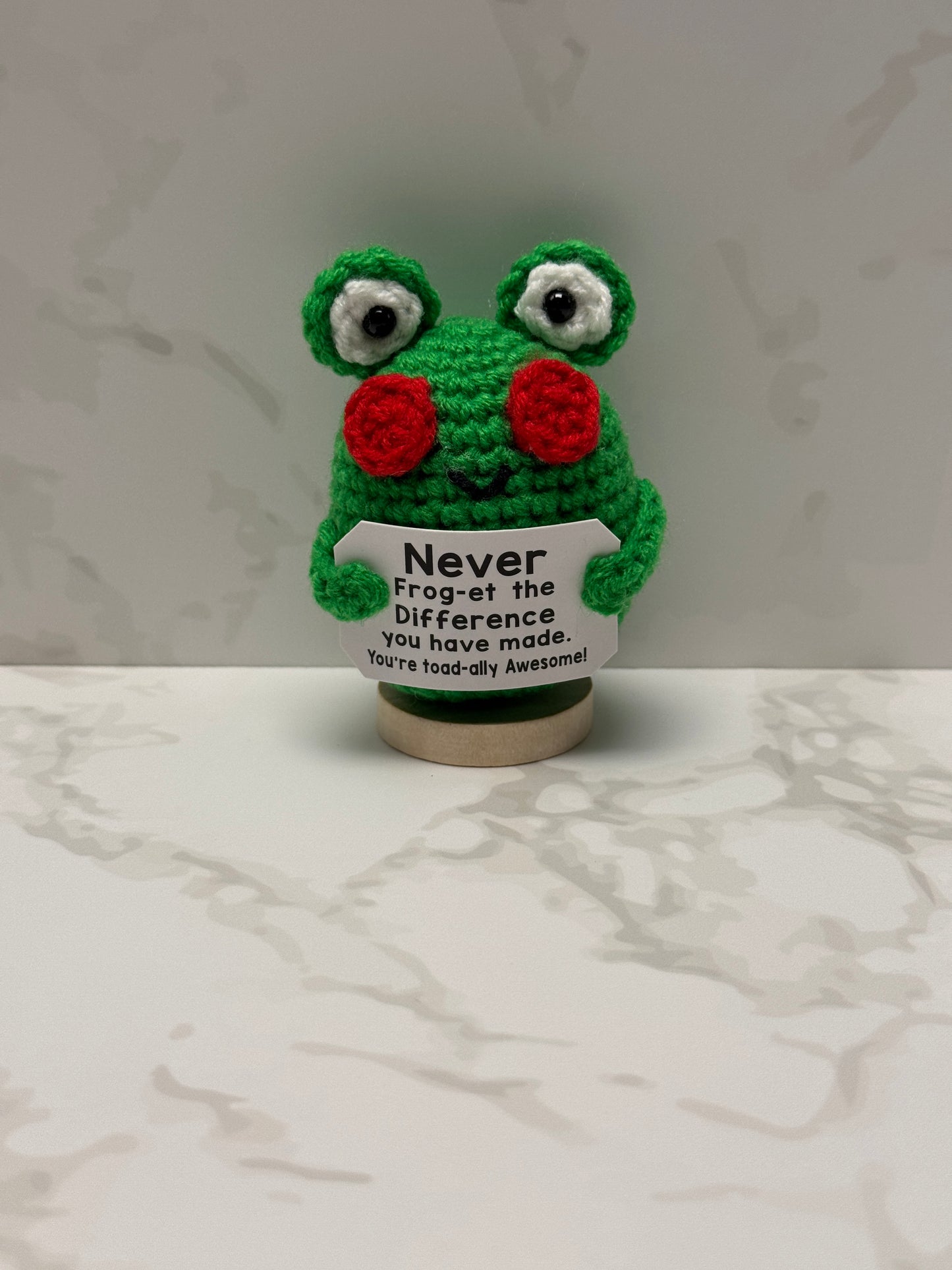 Handmade Crochet Positivity Plush – Uplifting Gifts & Home Décor by CraftnCrumble LLC