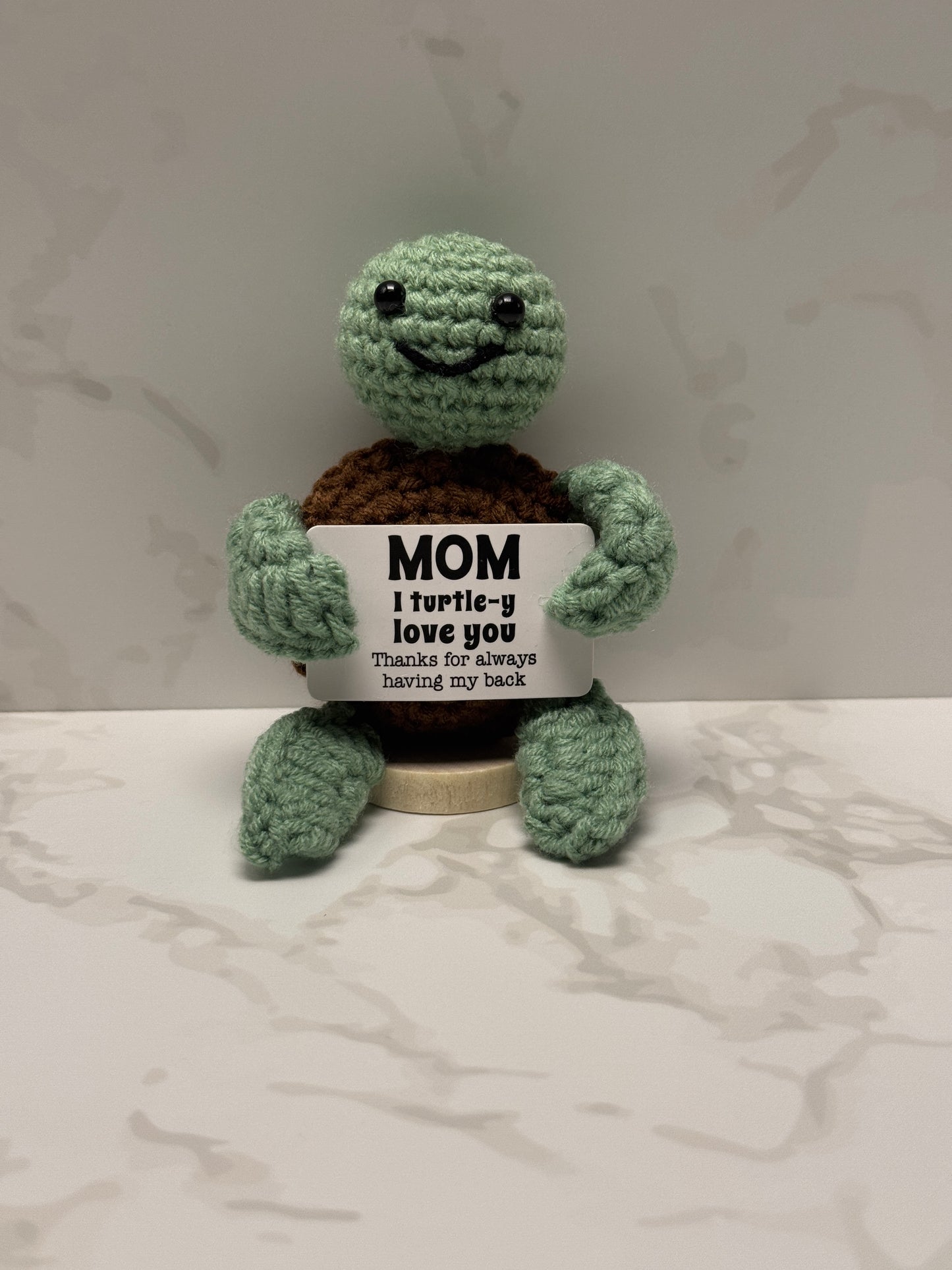 Handmade Crochet Positivity Plush – Uplifting Gifts & Home Décor by CraftnCrumble LLC