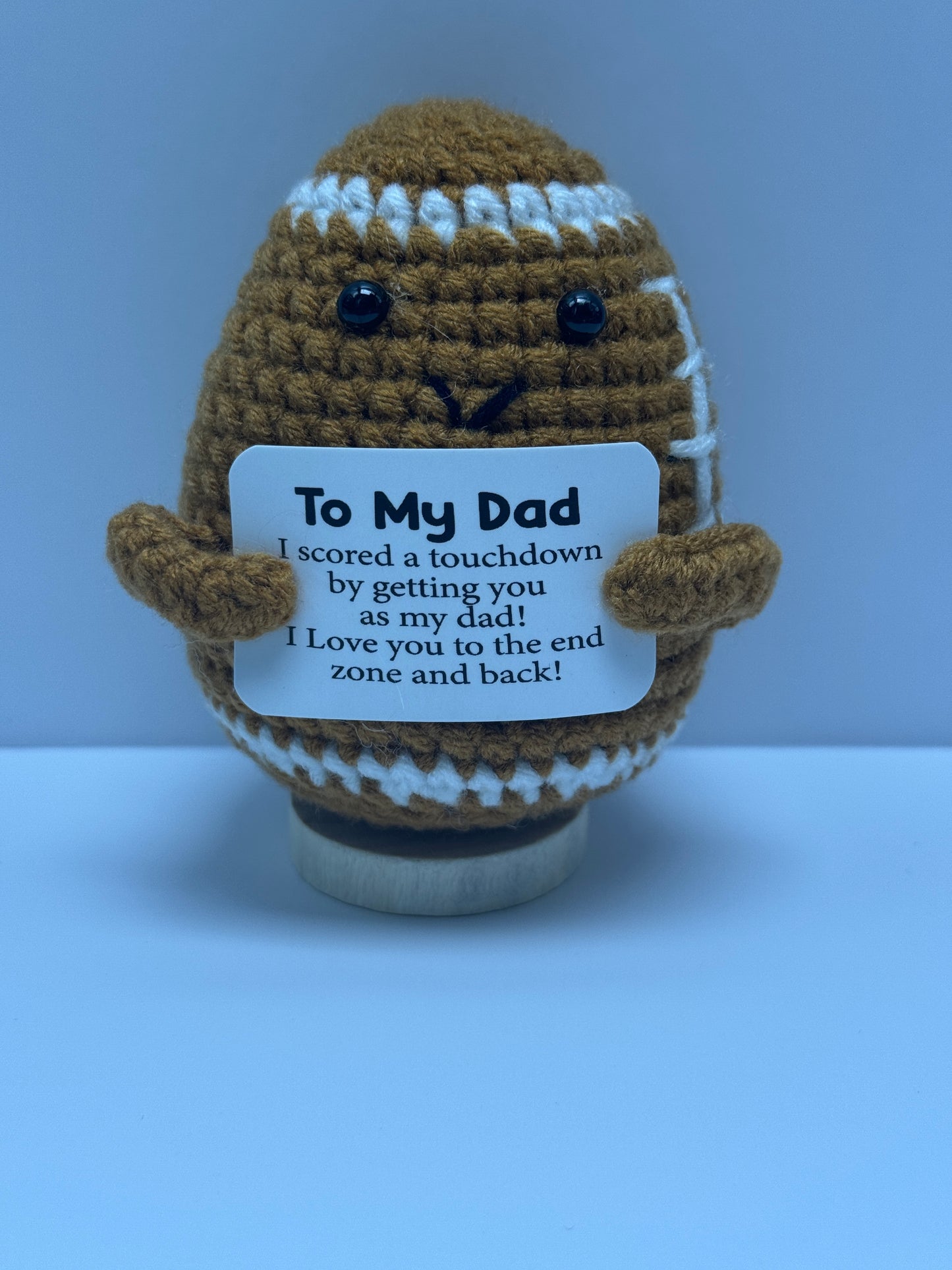 Handmade Crochet Positivity Plush – Uplifting Gifts & Home Décor by CraftnCrumble LLC