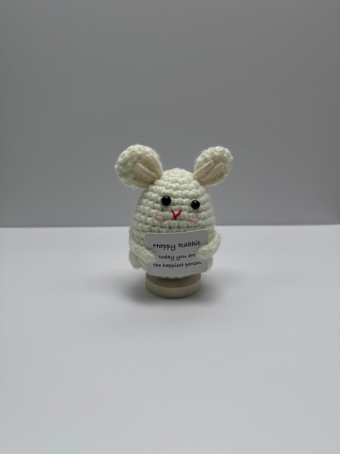 Handmade Crochet Positivity Plush – Uplifting Gifts & Home Décor by CraftnCrumble LLC