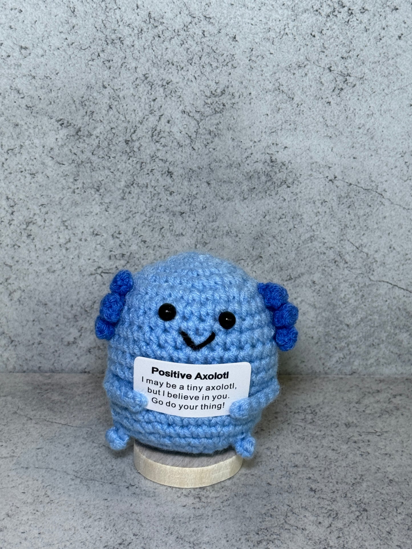 Handmade Crochet Positivity Plush – Uplifting Gifts & Home Décor by CraftnCrumble LLC