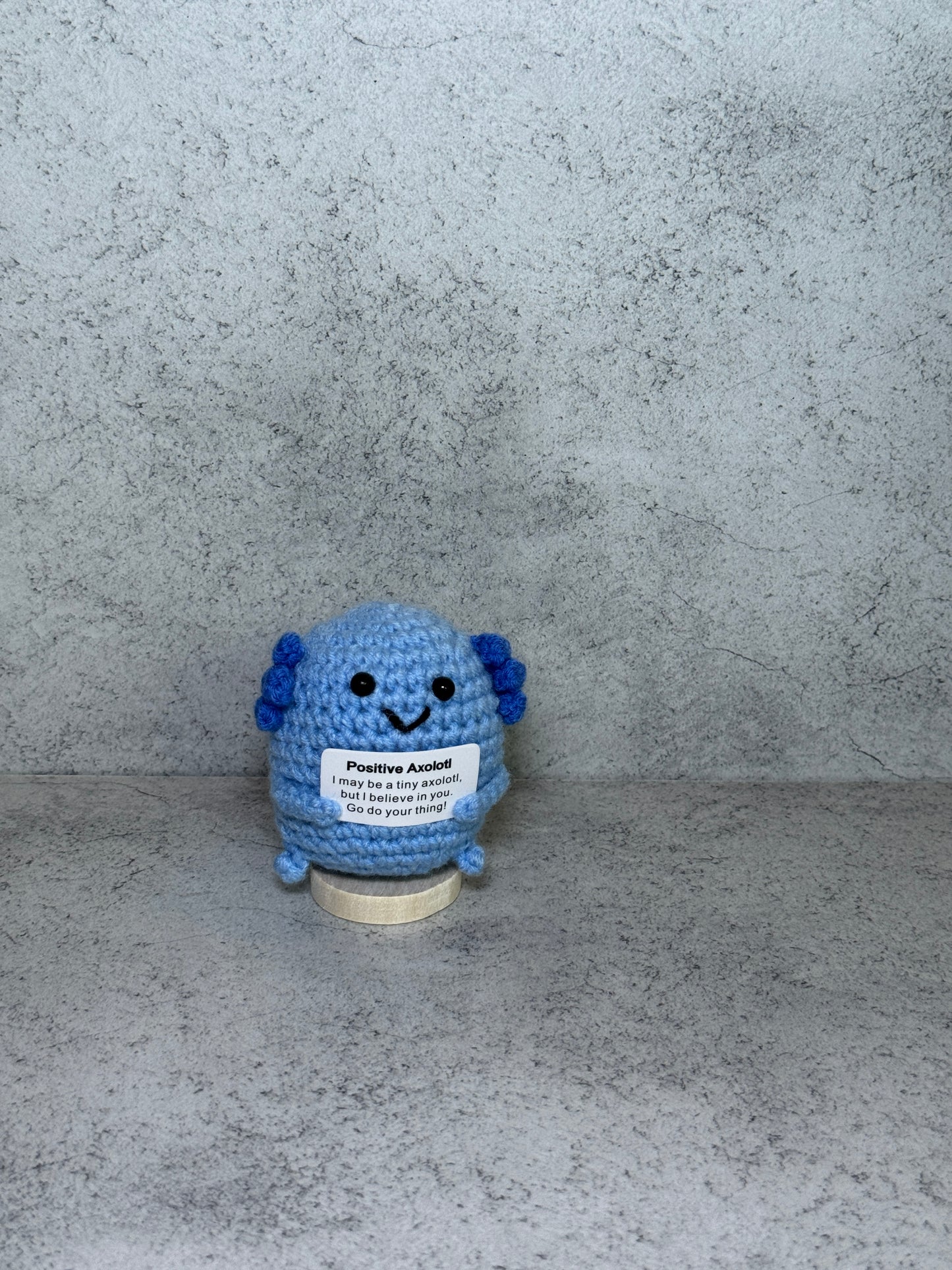 Handmade Crochet Positivity Plush – Uplifting Gifts & Home Décor by CraftnCrumble LLC