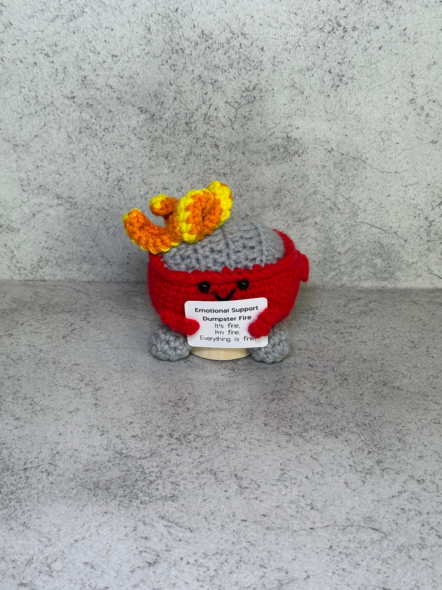 Handmade Crochet Positivity Plush – Uplifting Gifts & Home Décor by CraftnCrumble LLC