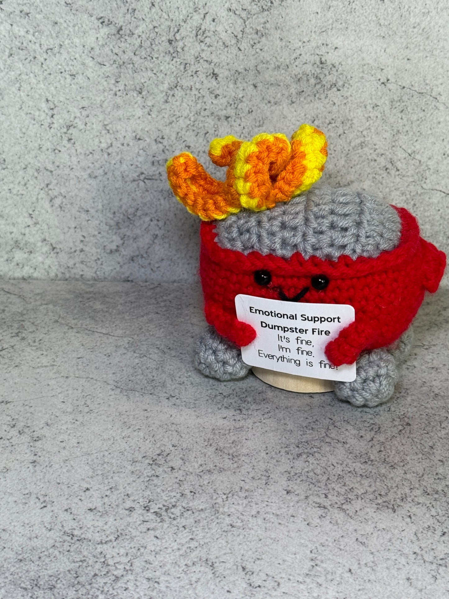 Handmade Crochet Positivity Plush – Uplifting Gifts & Home Décor by CraftnCrumble LLC