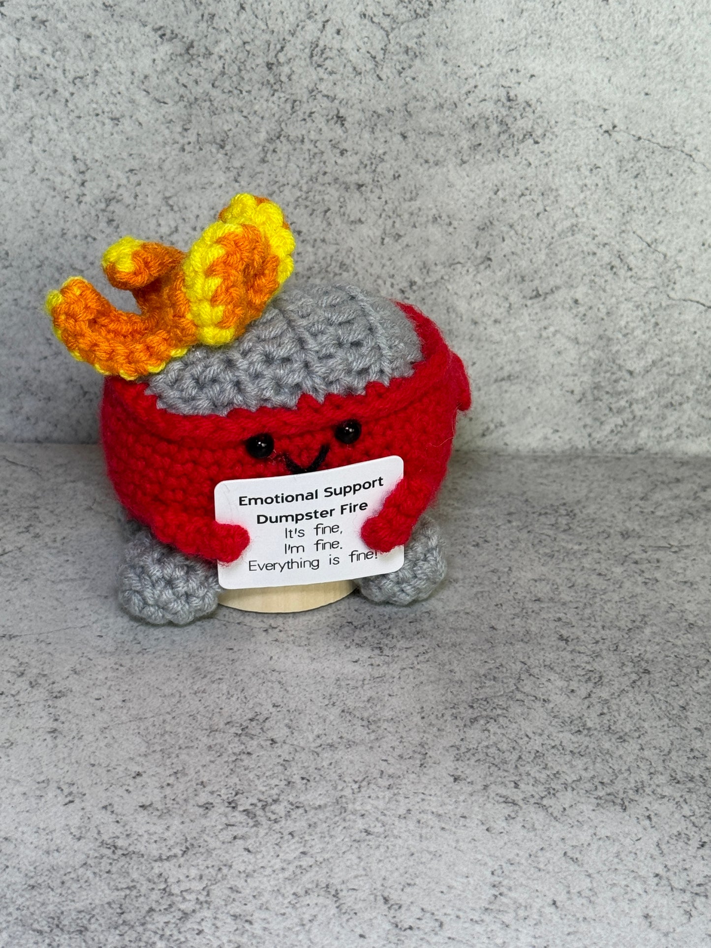 Handmade Crochet Positivity Plush – Uplifting Gifts & Home Décor by CraftnCrumble LLC