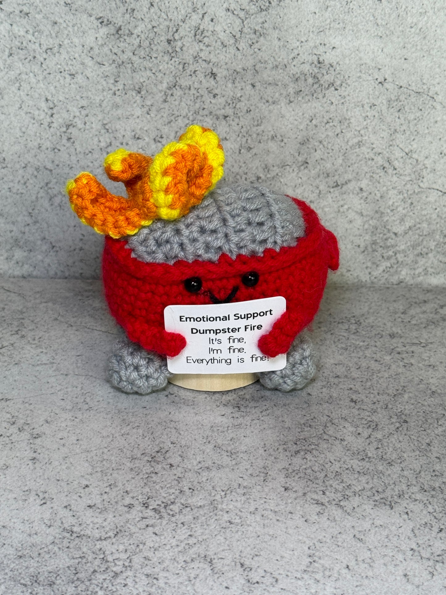 Handmade Crochet Positivity Plush – Uplifting Gifts & Home Décor by CraftnCrumble LLC