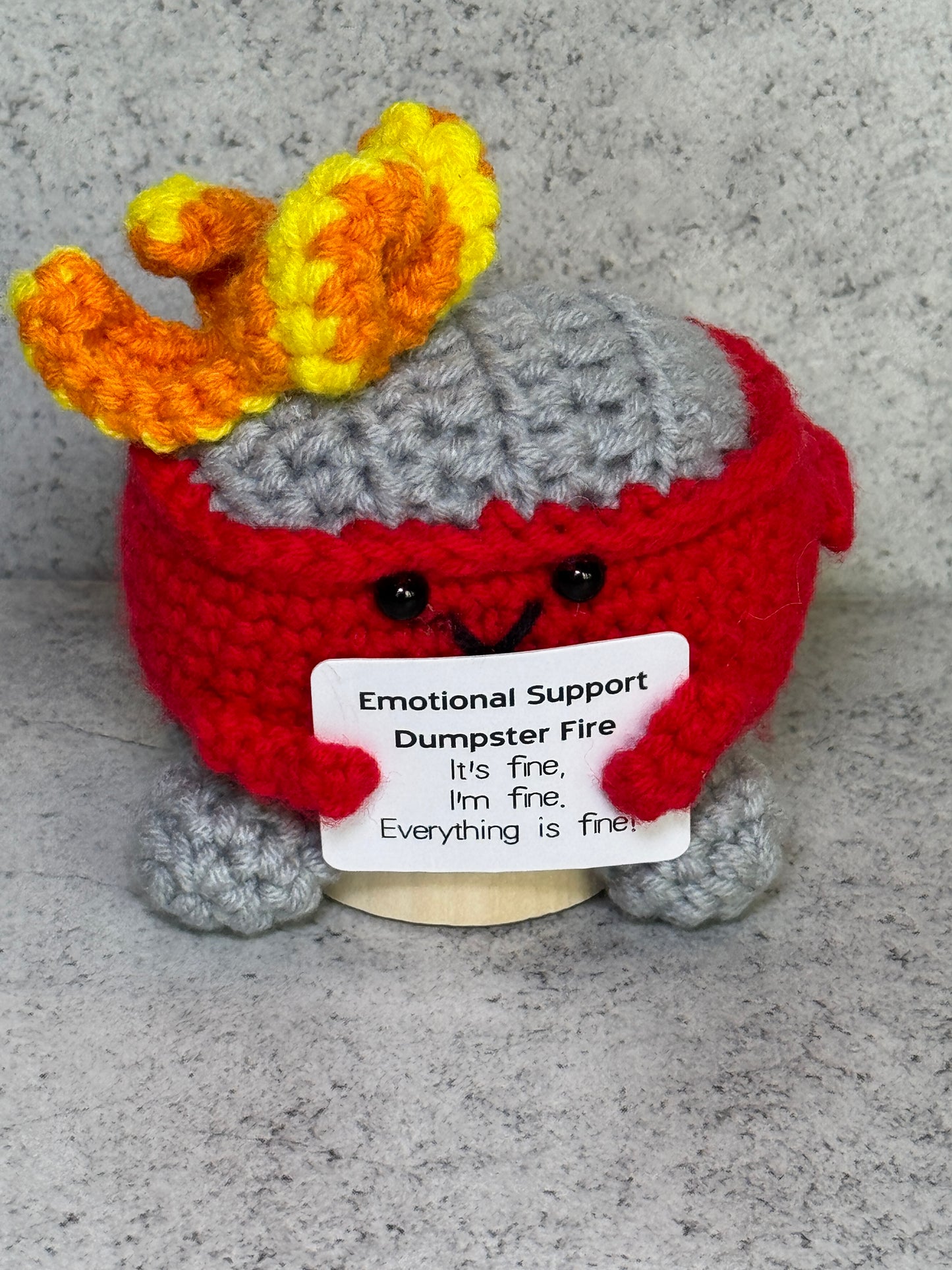 Handmade Crochet Positivity Plush – Uplifting Gifts & Home Décor by CraftnCrumble LLC