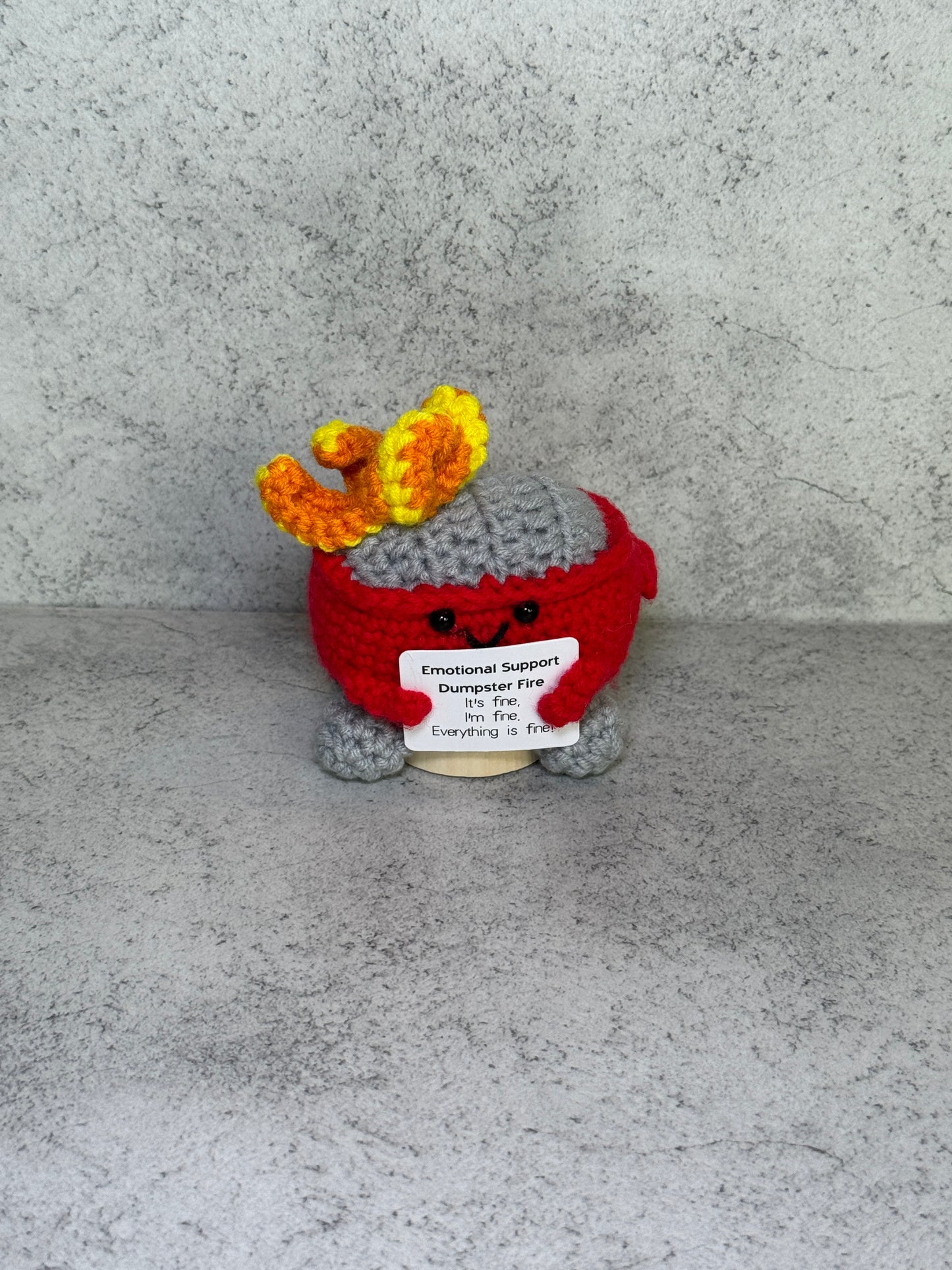 Handmade Crochet Positivity Plush – Uplifting Gifts & Home Décor by CraftnCrumble LLC