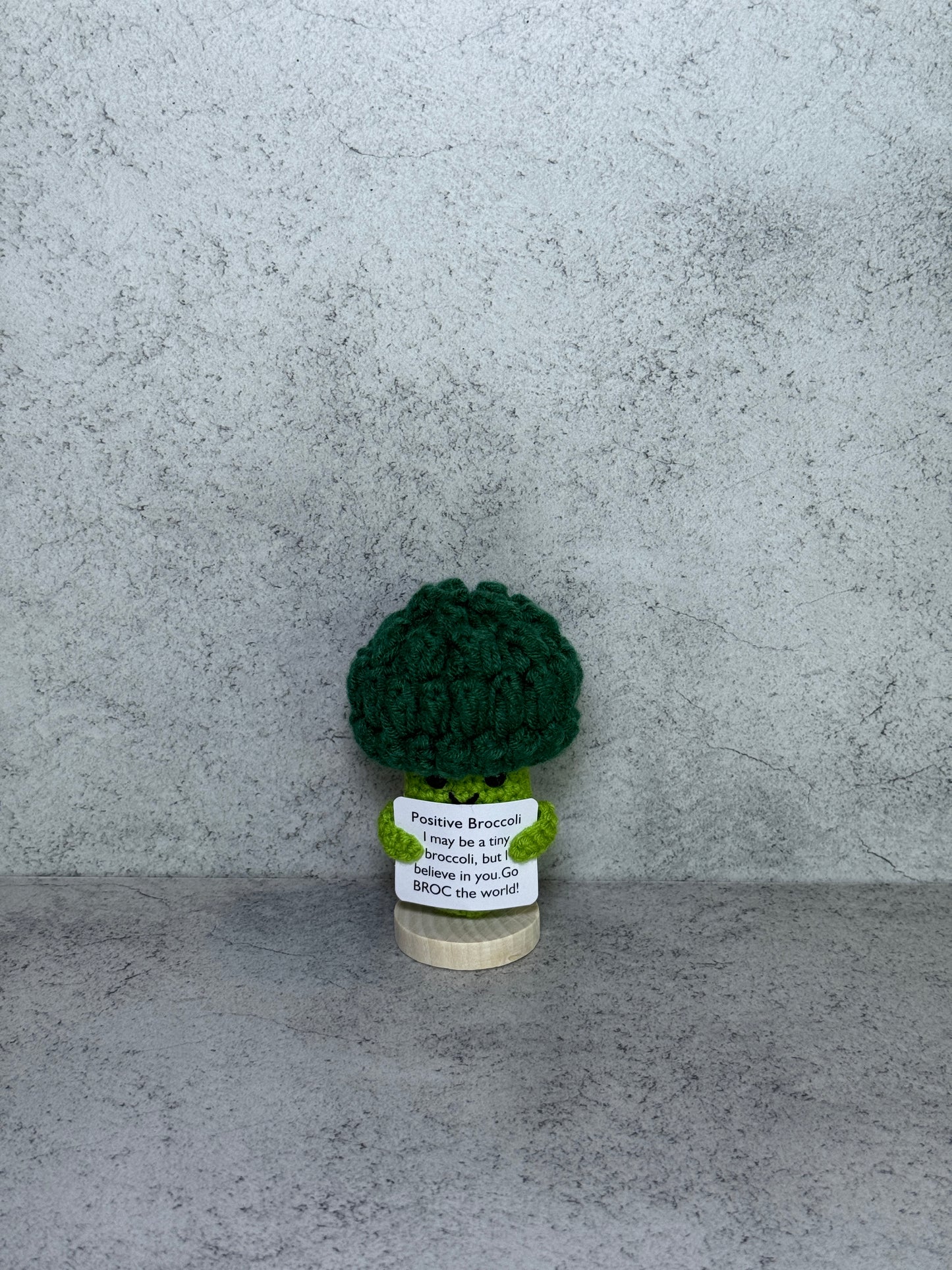Handmade Crochet Positivity Plush – Uplifting Gifts & Home Décor by CraftnCrumble LLC