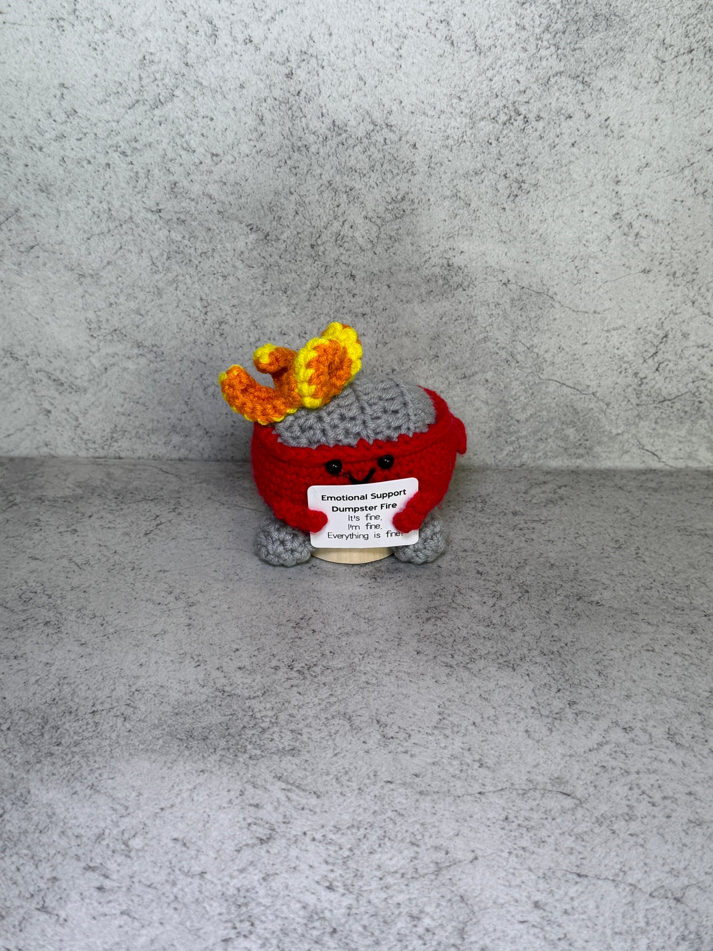 Handmade Crochet Positivity Plush – Uplifting Gifts & Home Décor by CraftnCrumble LLC