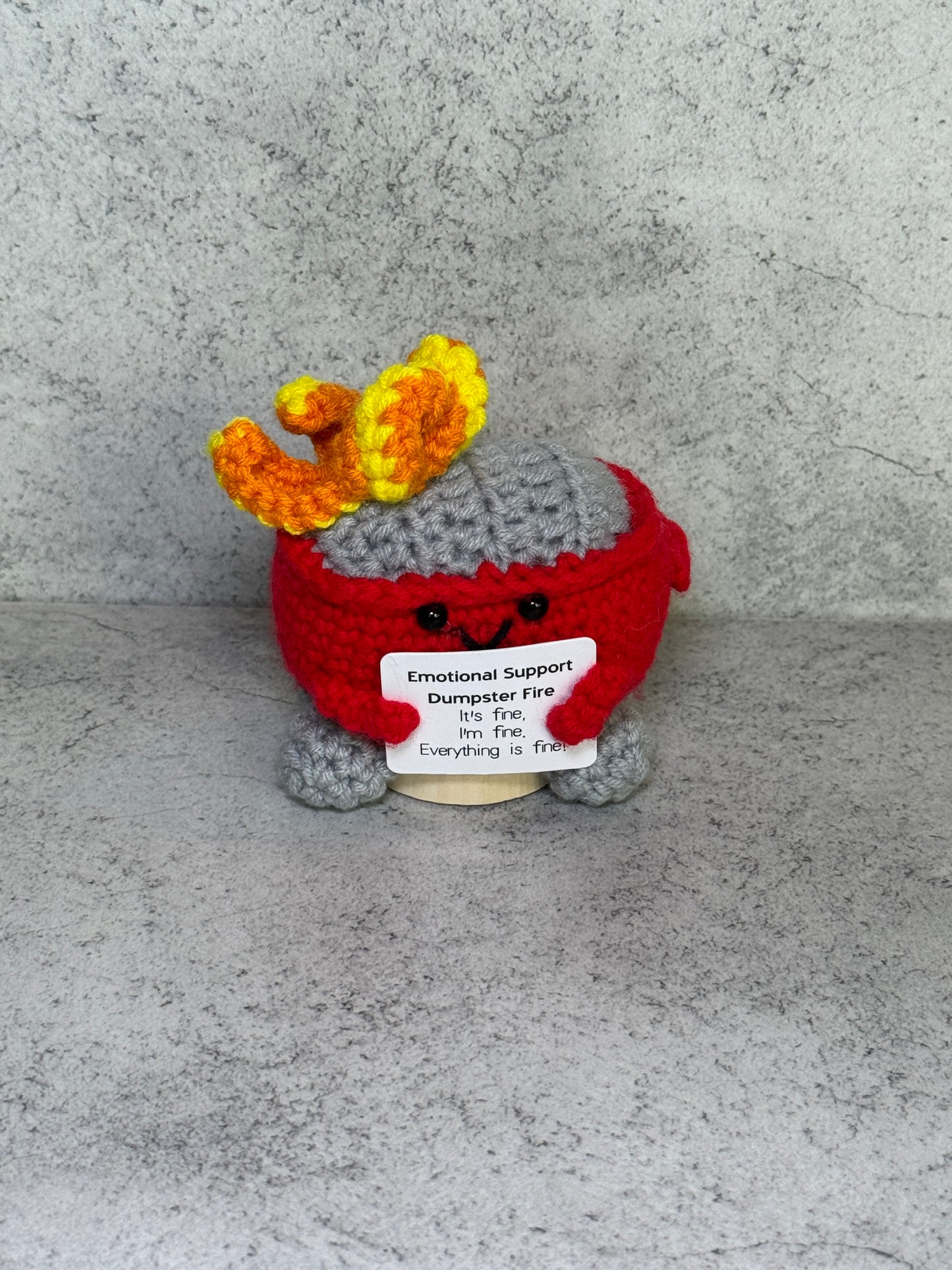Handmade Crochet Positivity Plush – Uplifting Gifts & Home Décor by CraftnCrumble LLC