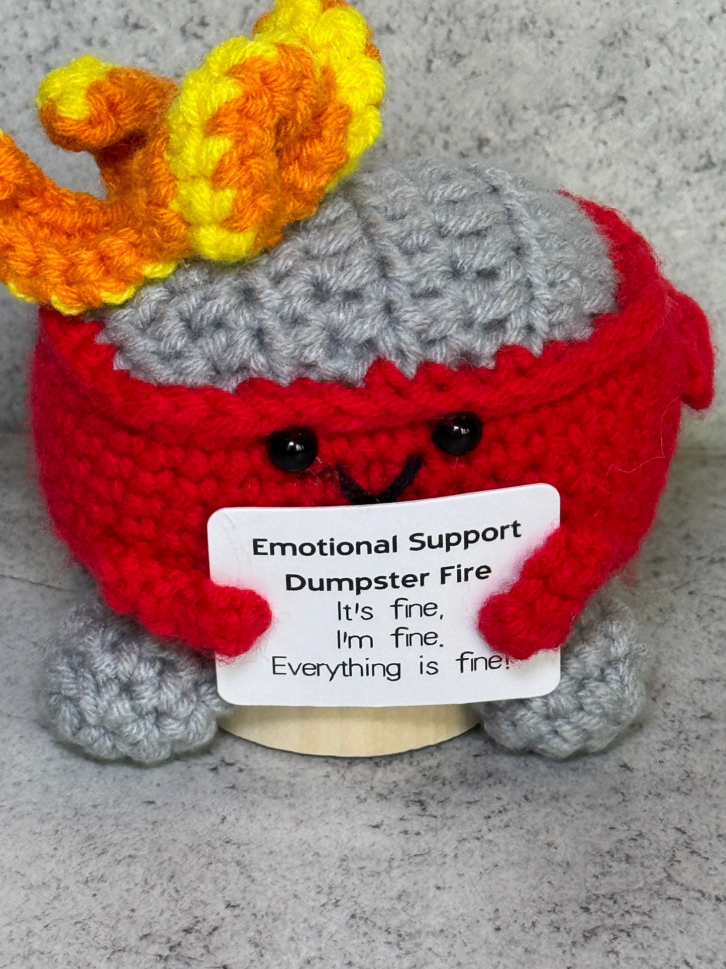 Handmade Crochet Positivity Plush – Uplifting Gifts & Home Décor by CraftnCrumble LLC