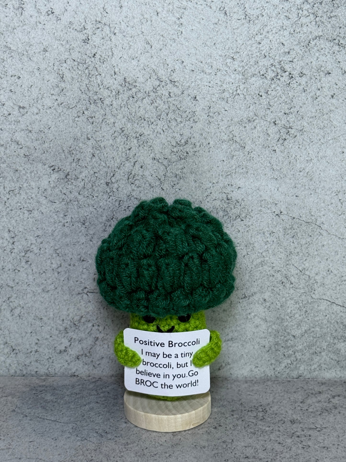 Handmade Crochet Positivity Plush – Uplifting Gifts & Home Décor by CraftnCrumble LLC