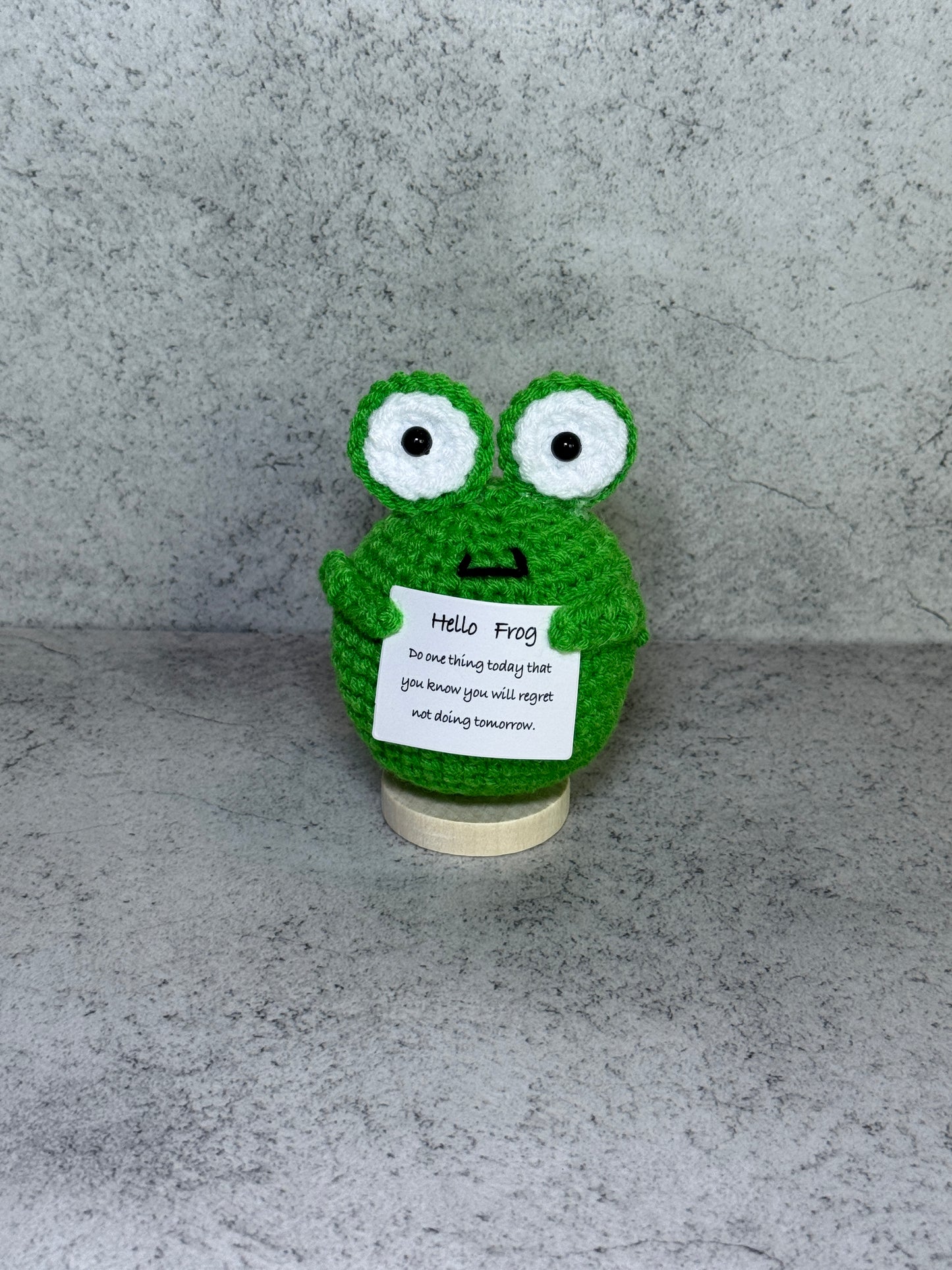 Handmade Crochet Positivity Plush – Uplifting Gifts & Home Décor by CraftnCrumble LLC