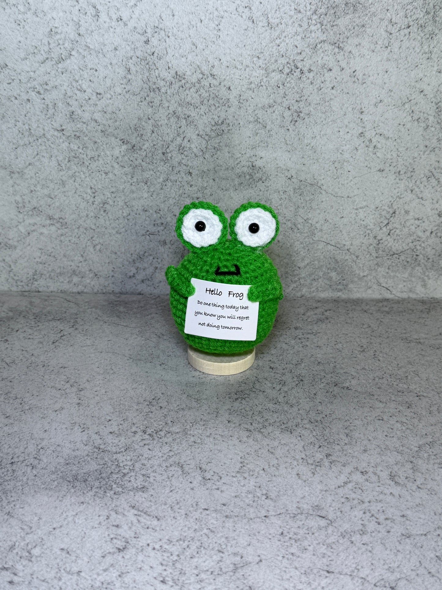 Handmade Crochet Positivity Plush – Uplifting Gifts & Home Décor by CraftnCrumble LLC