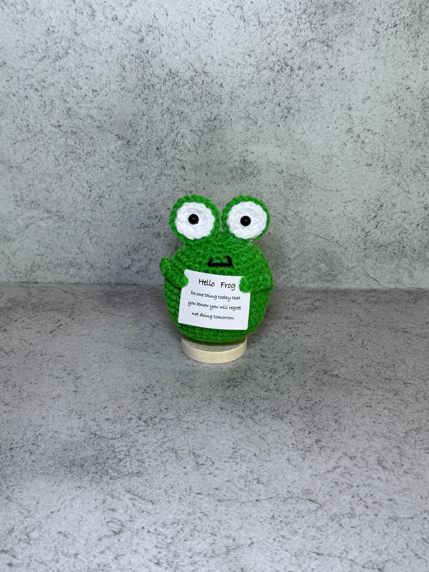 Handmade Crochet Positivity Plush – Uplifting Gifts & Home Décor by CraftnCrumble LLC