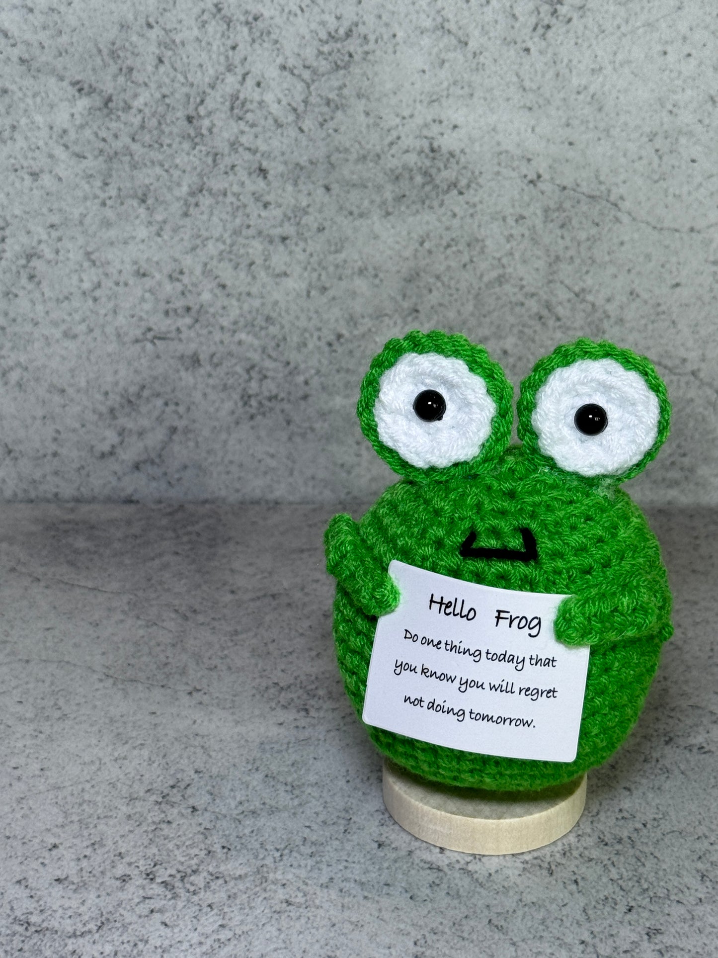 Handmade Crochet Positivity Plush – Uplifting Gifts & Home Décor by CraftnCrumble LLC