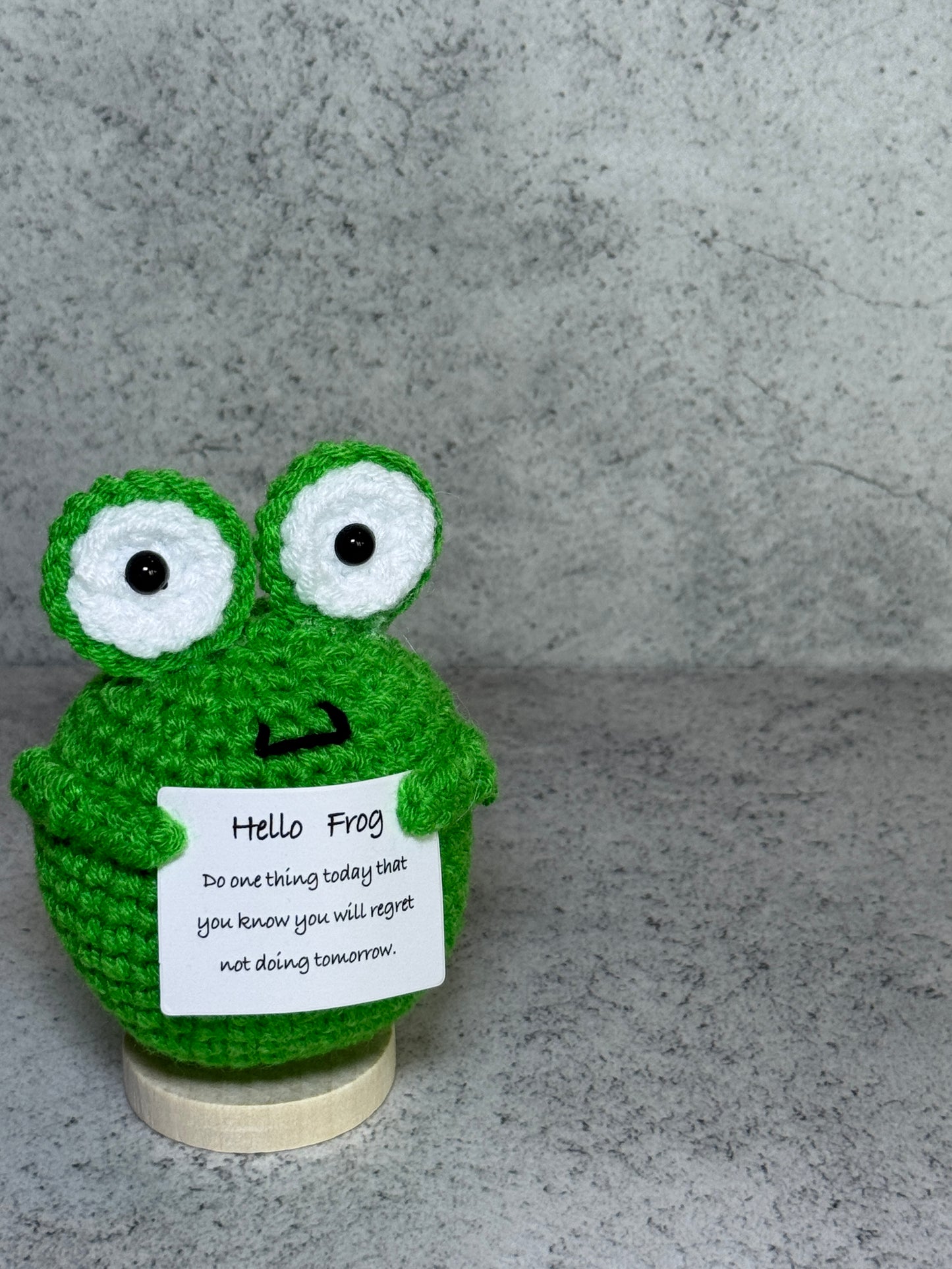 Handmade Crochet Positivity Plush – Uplifting Gifts & Home Décor by CraftnCrumble LLC