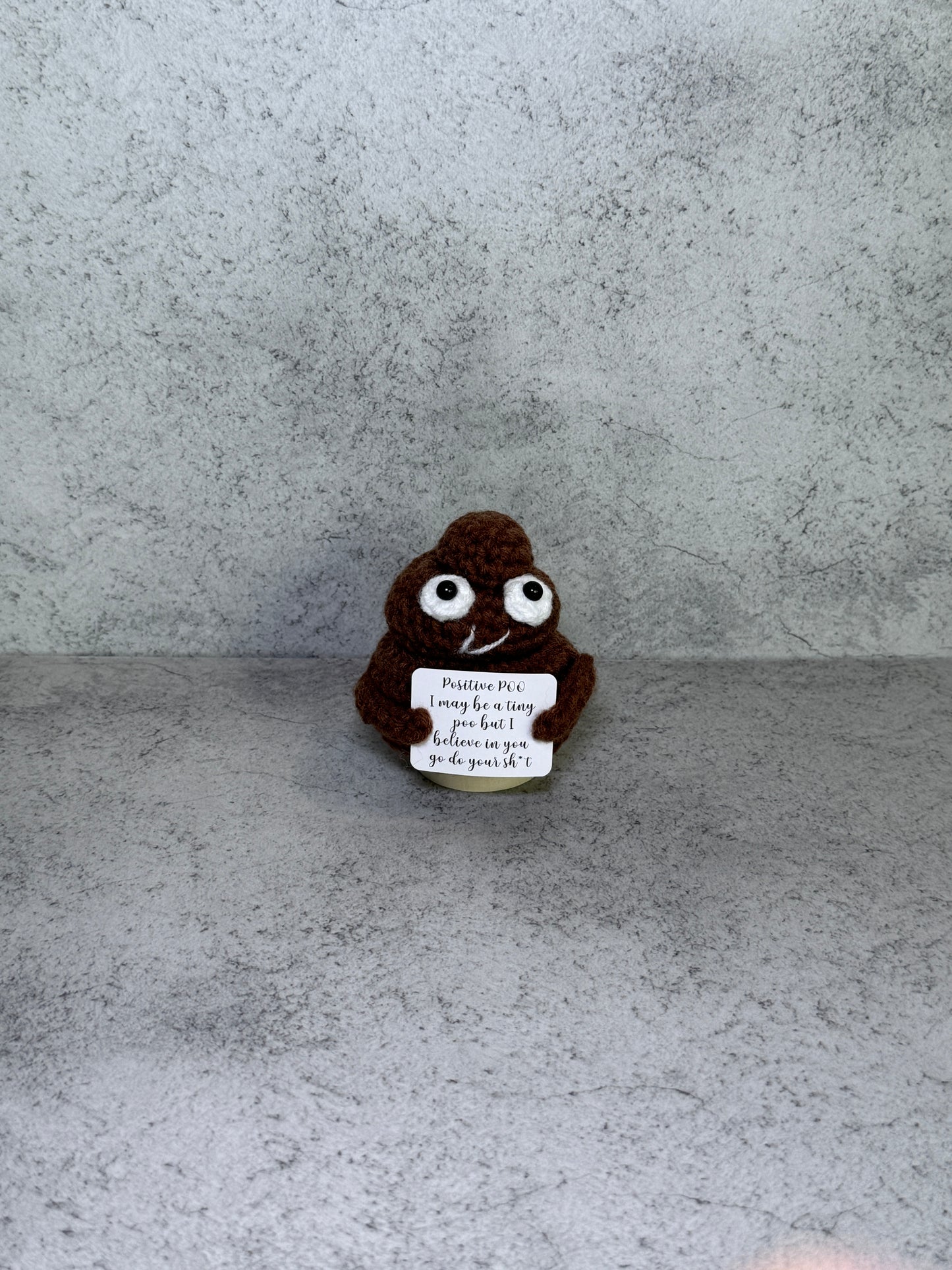 Handmade Crochet Positivity Plush – Uplifting Gifts & Home Décor by CraftnCrumble LLC