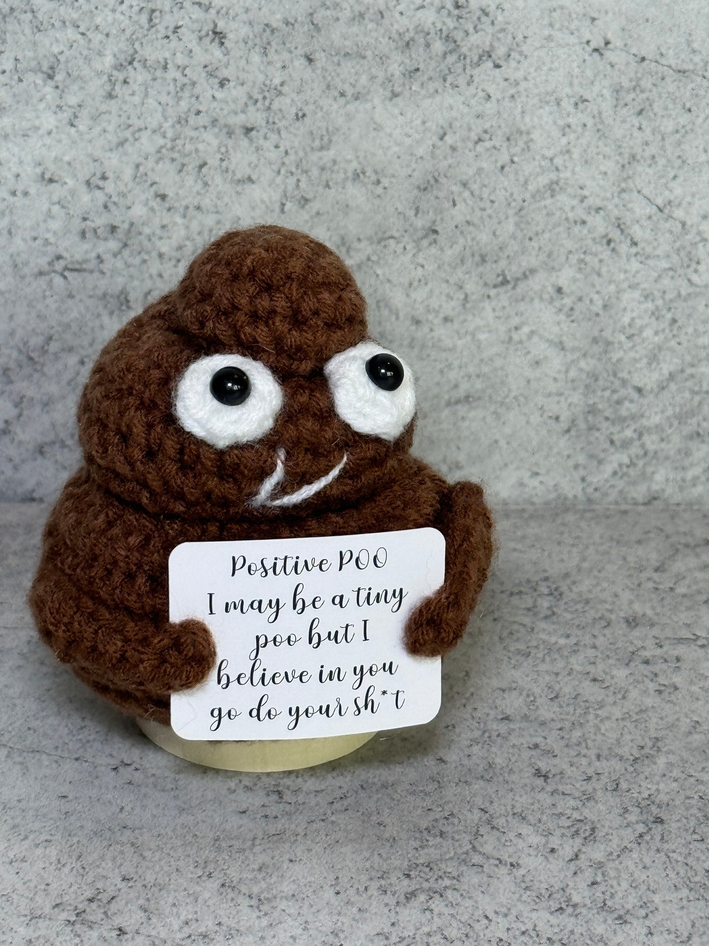 Handmade Crochet Positivity Plush – Uplifting Gifts & Home Décor by CraftnCrumble LLC