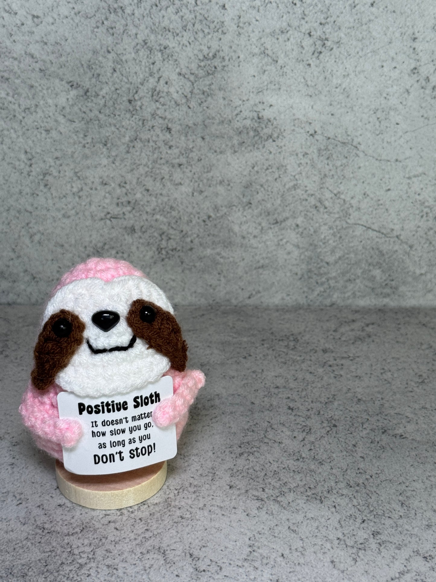Handmade Crochet Positivity Plush – Uplifting Gifts & Home Décor by CraftnCrumble LLC