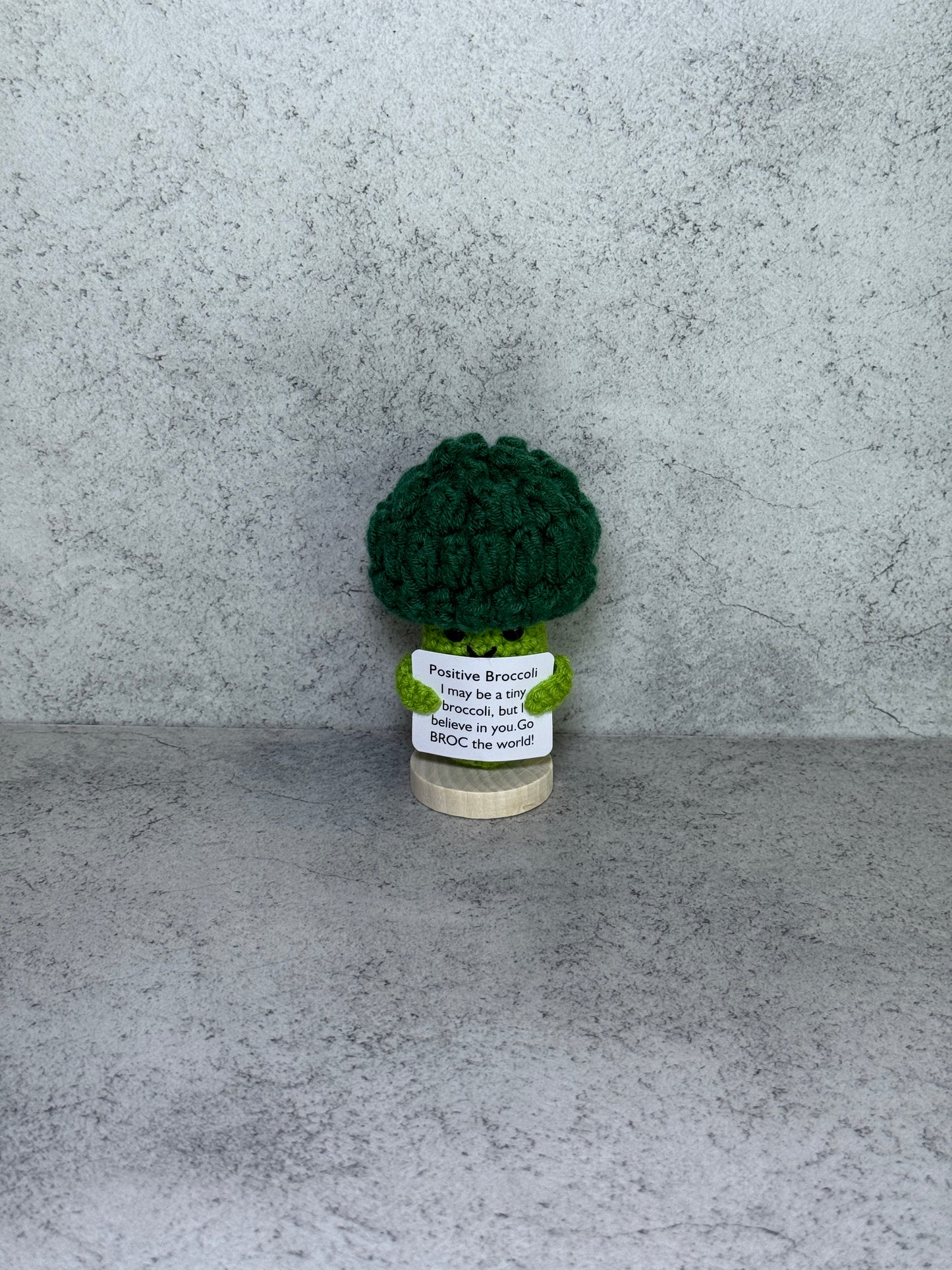 Handmade Crochet Positivity Plush – Uplifting Gifts & Home Décor by CraftnCrumble LLC