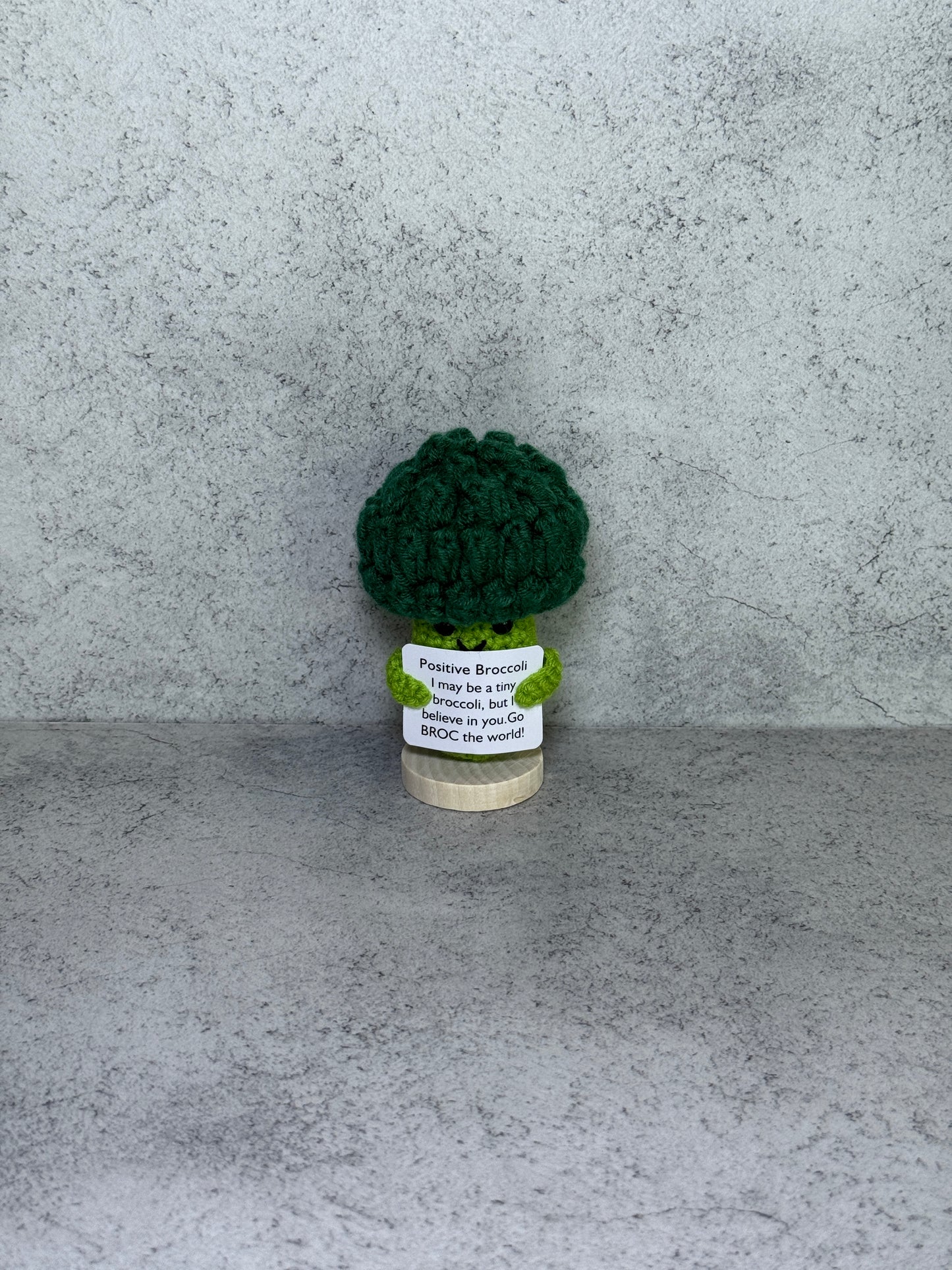 Handmade Crochet Positivity Plush – Uplifting Gifts & Home Décor by CraftnCrumble LLC