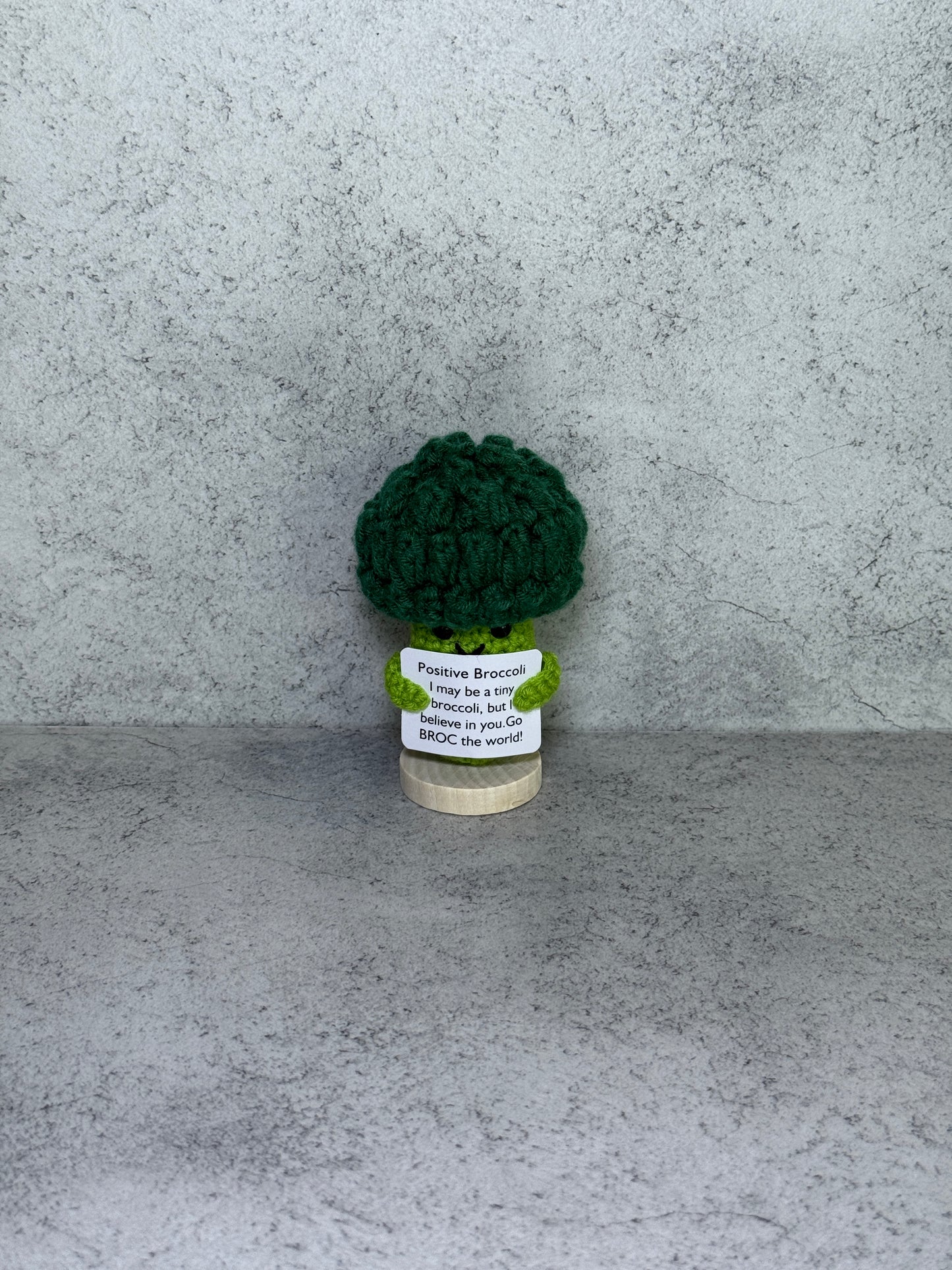 Handmade Crochet Positivity Plush – Uplifting Gifts & Home Décor by CraftnCrumble LLC