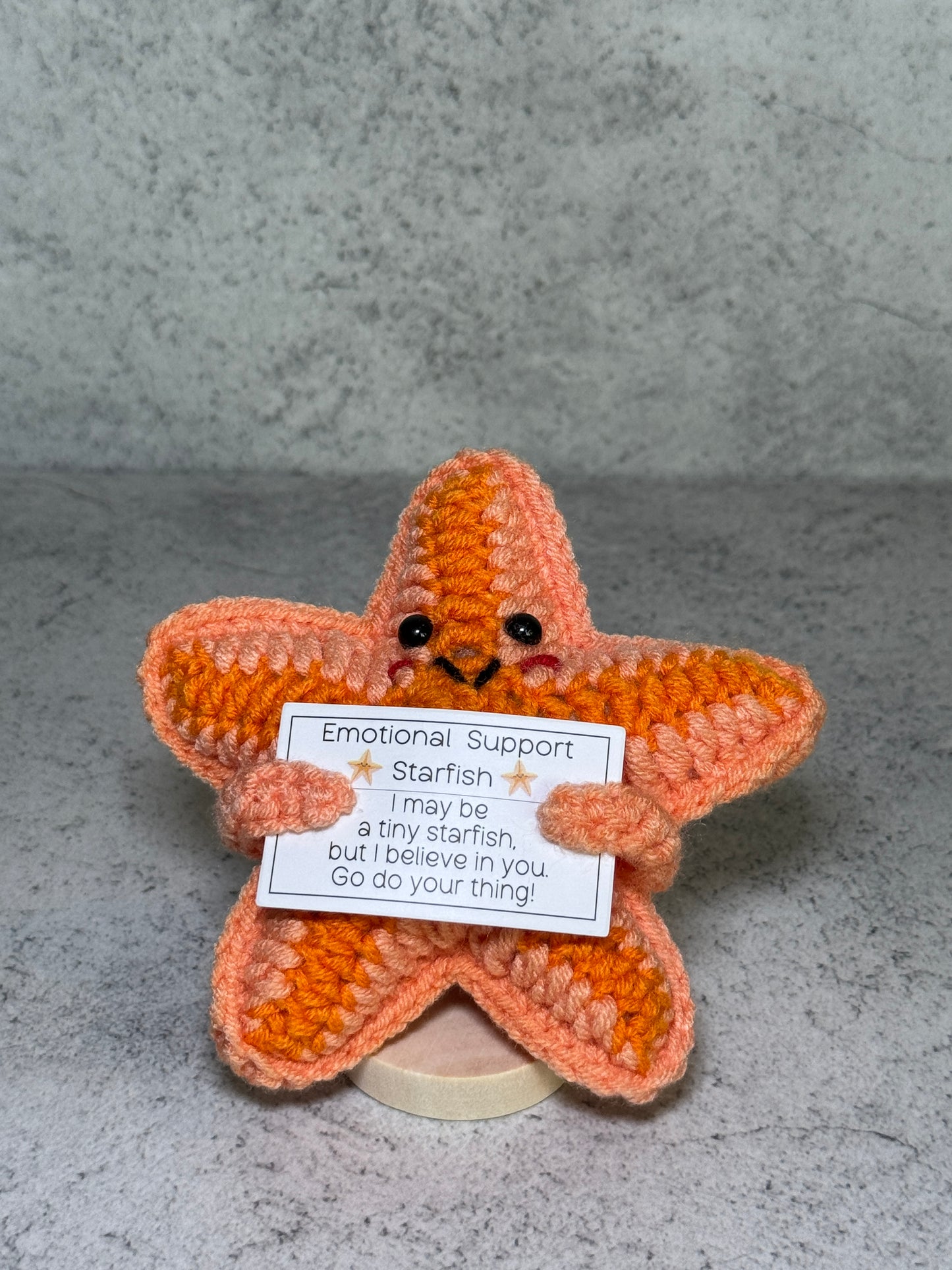 Handmade Crochet Positivity Plush – Uplifting Gifts & Home Décor by CraftnCrumble LLC