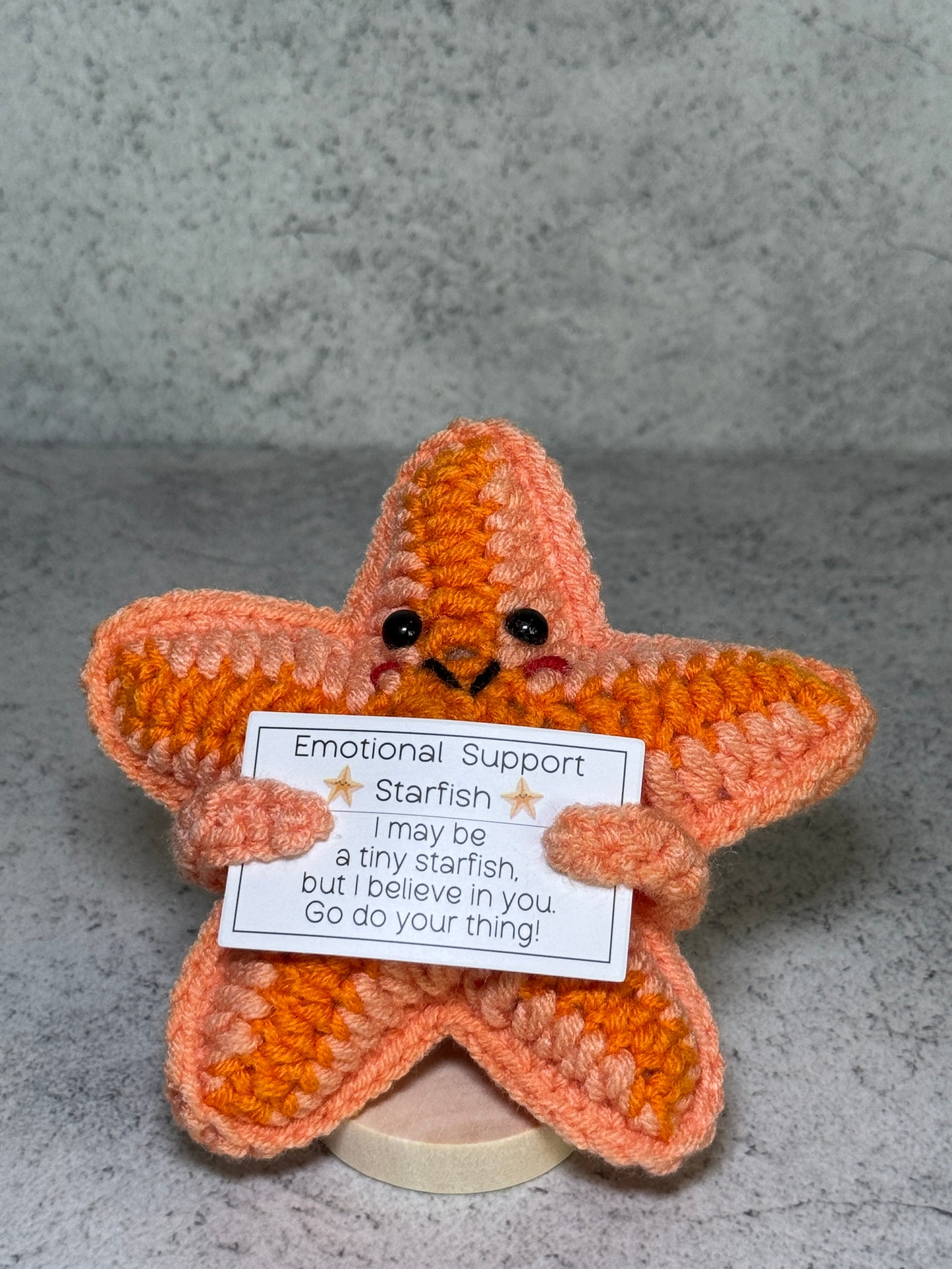 Handmade Crochet Positivity Plush – Uplifting Gifts & Home Décor by CraftnCrumble LLC