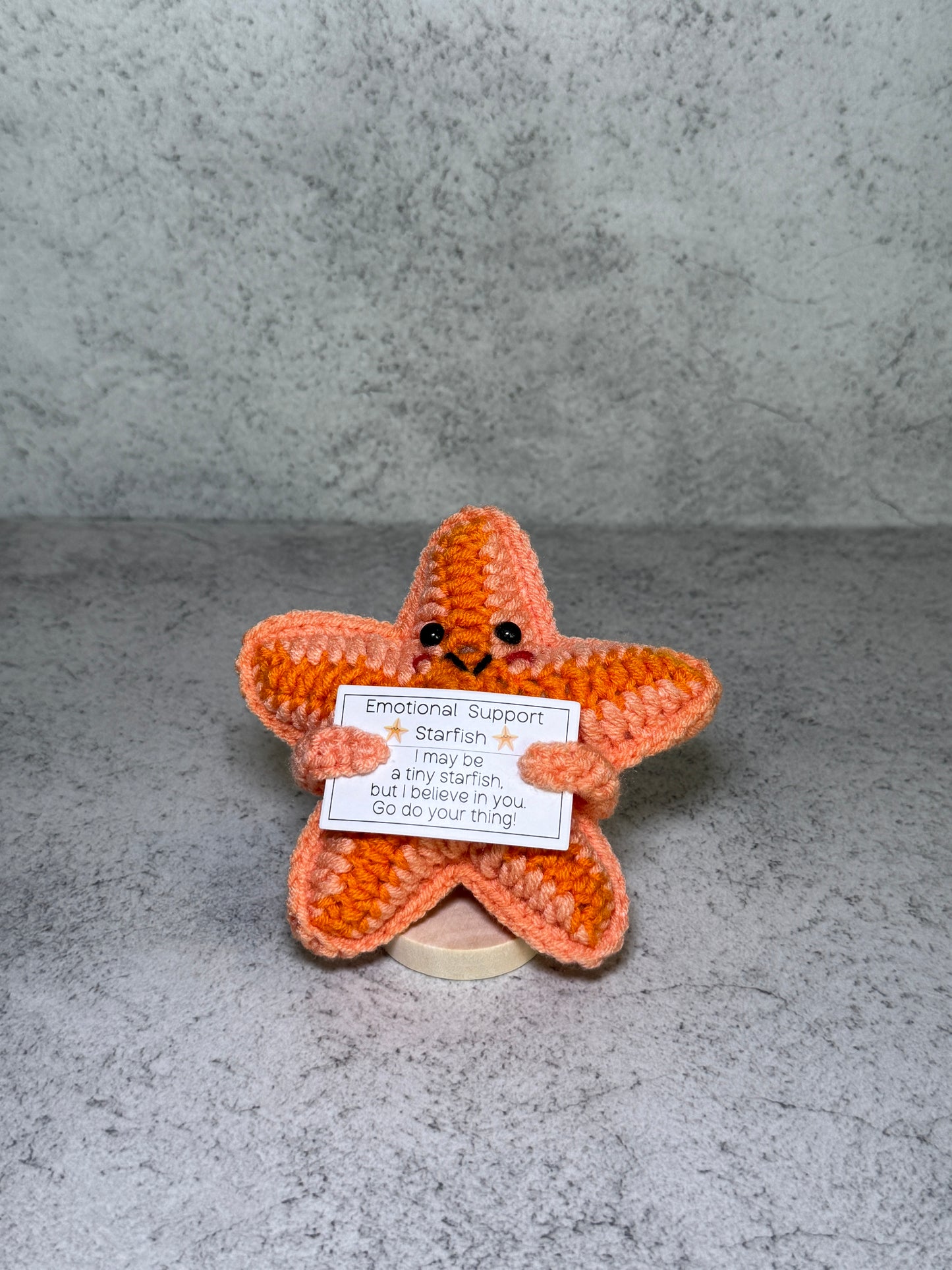 Handmade Crochet Positivity Plush – Uplifting Gifts & Home Décor by CraftnCrumble LLC