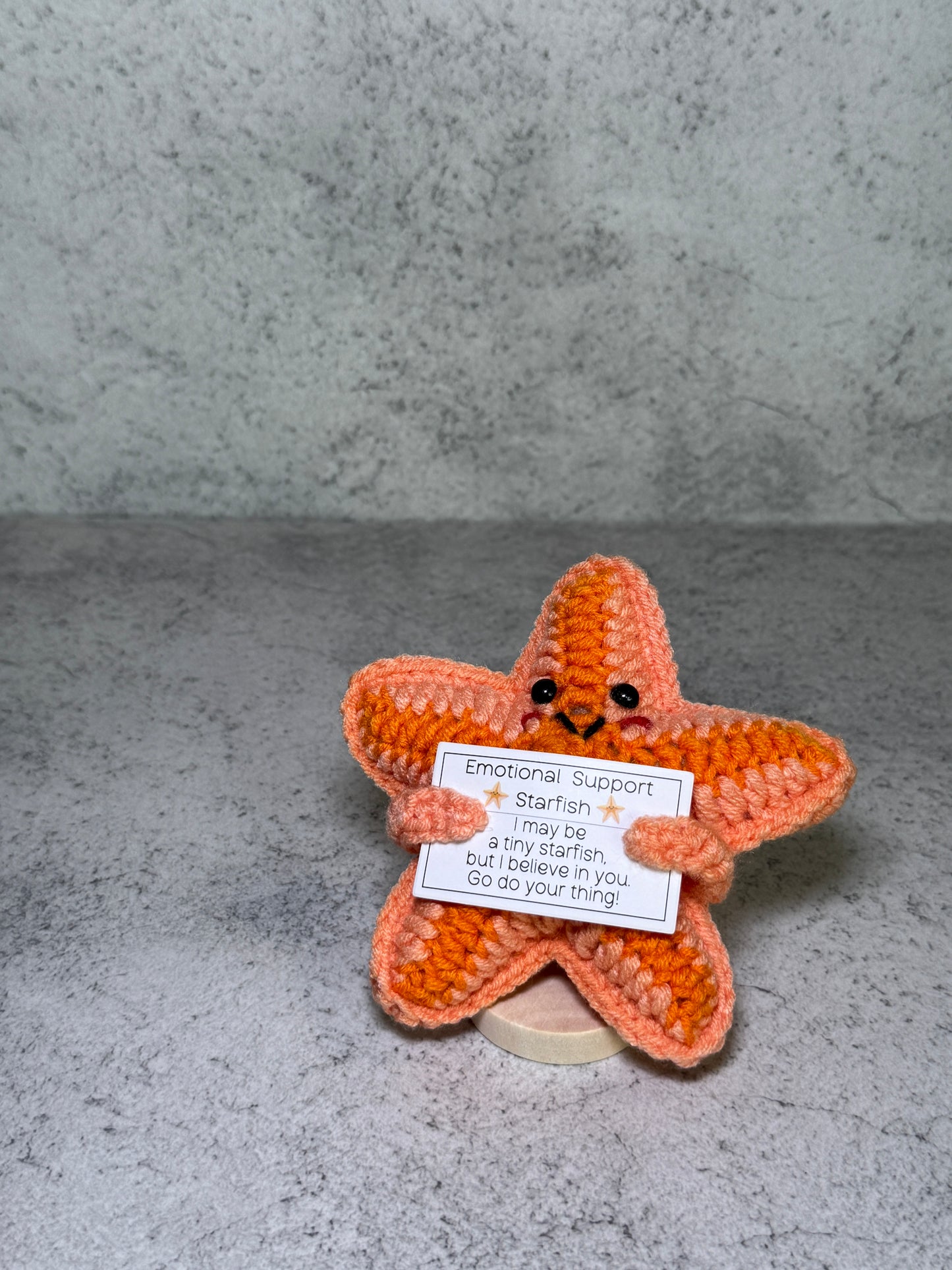 Handmade Crochet Positivity Plush – Uplifting Gifts & Home Décor by CraftnCrumble LLC