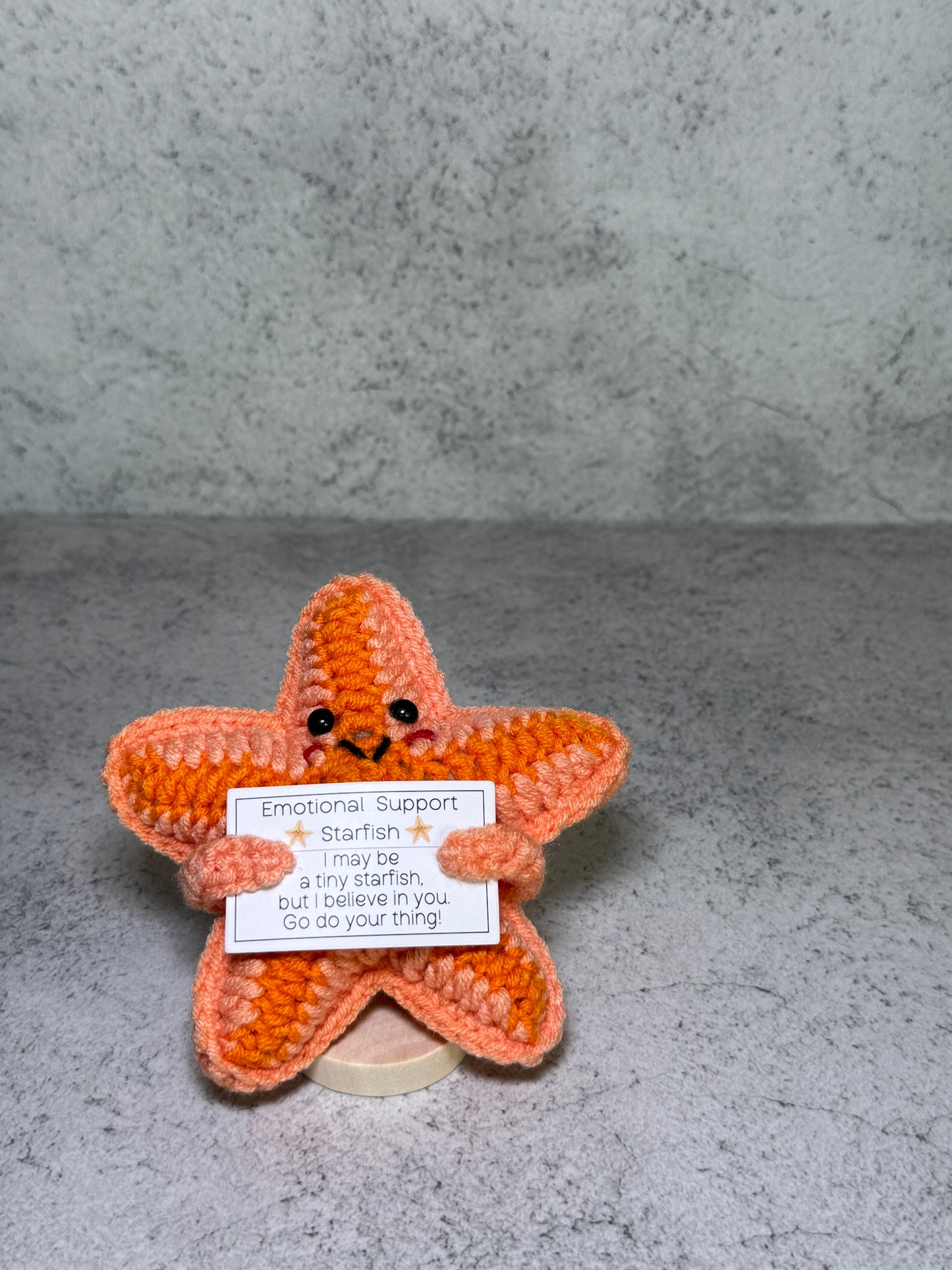 Handmade Crochet Positivity Plush – Uplifting Gifts & Home Décor by CraftnCrumble LLC