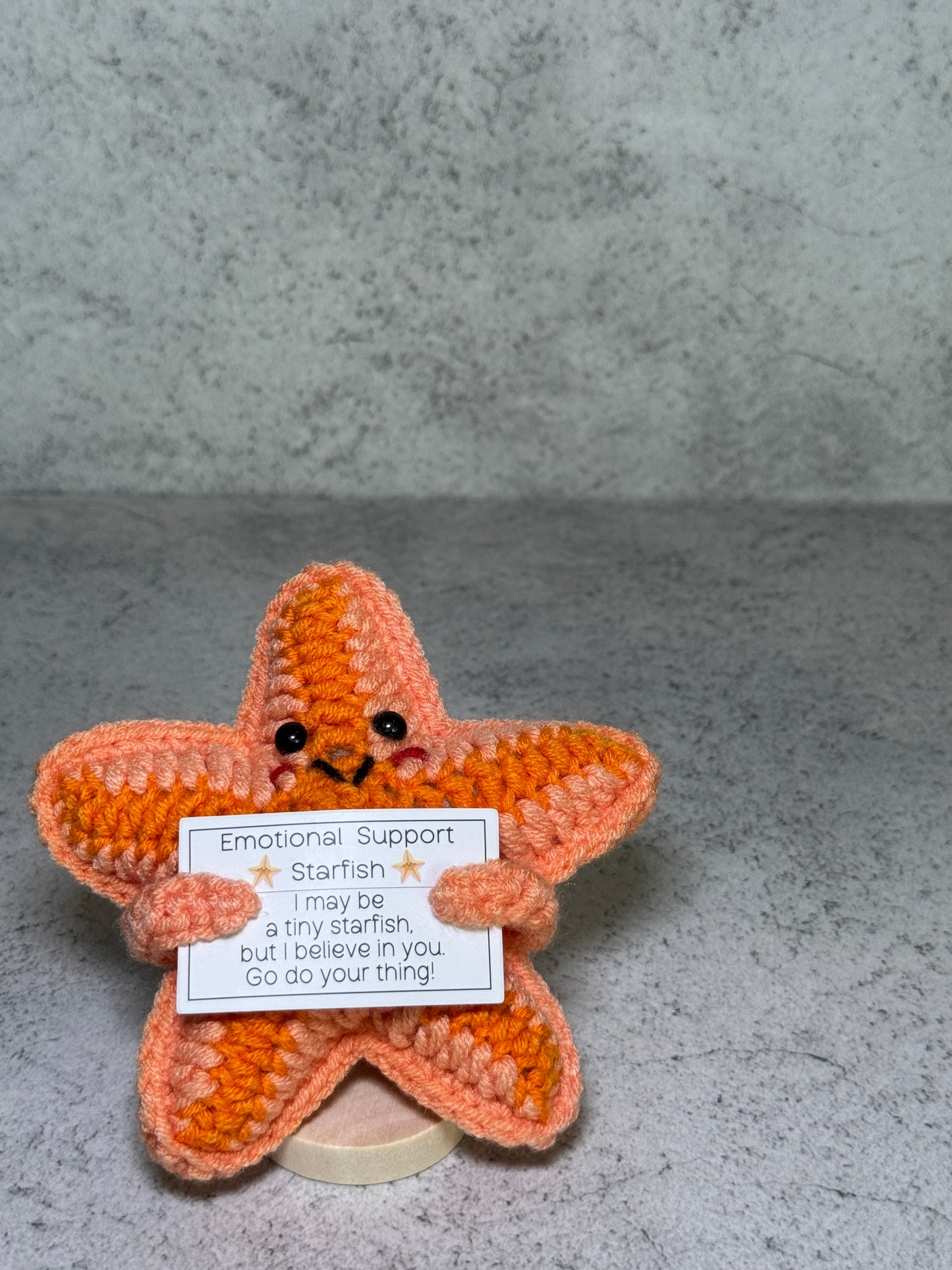 Handmade Crochet Positivity Plush – Uplifting Gifts & Home Décor by CraftnCrumble LLC