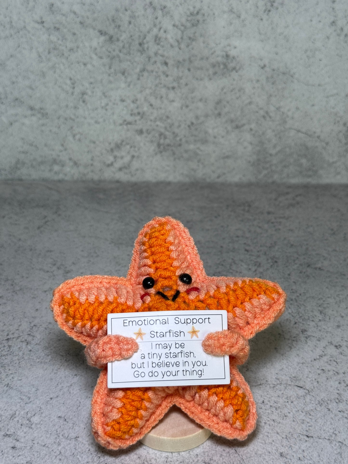 Handmade Crochet Positivity Plush – Uplifting Gifts & Home Décor by CraftnCrumble LLC
