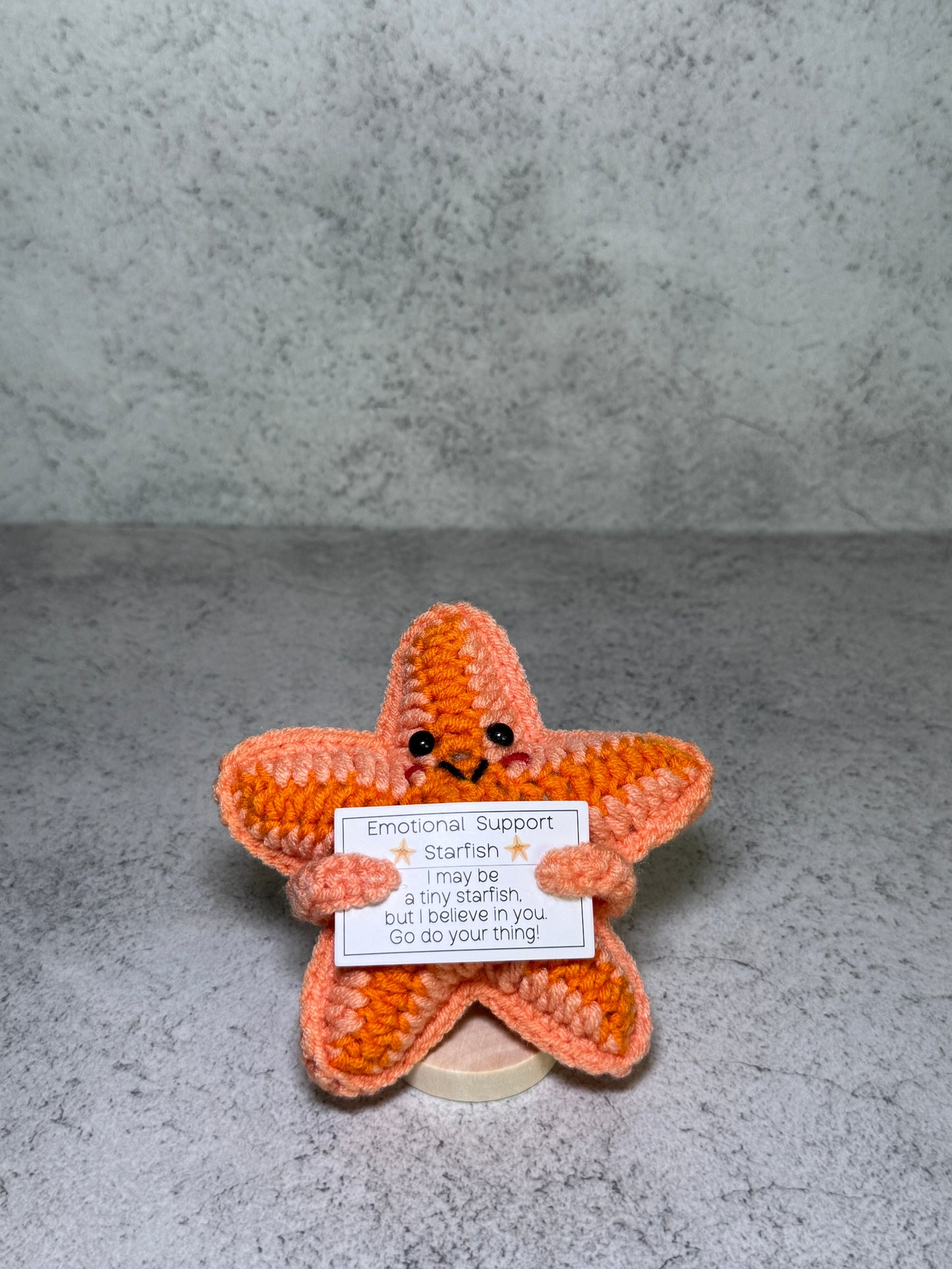 Handmade Crochet Positivity Plush – Uplifting Gifts & Home Décor by CraftnCrumble LLC