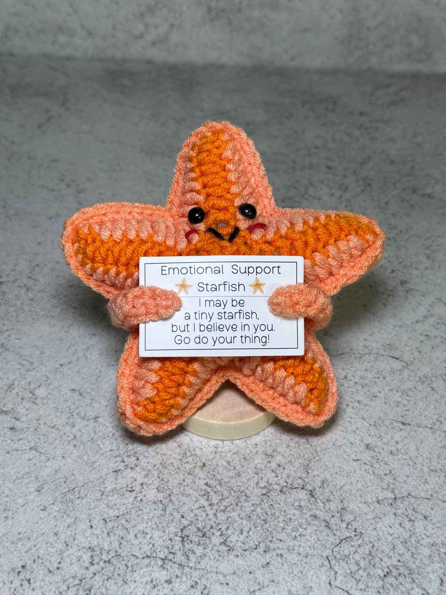 Handmade Crochet Positivity Plush – Uplifting Gifts & Home Décor by CraftnCrumble LLC