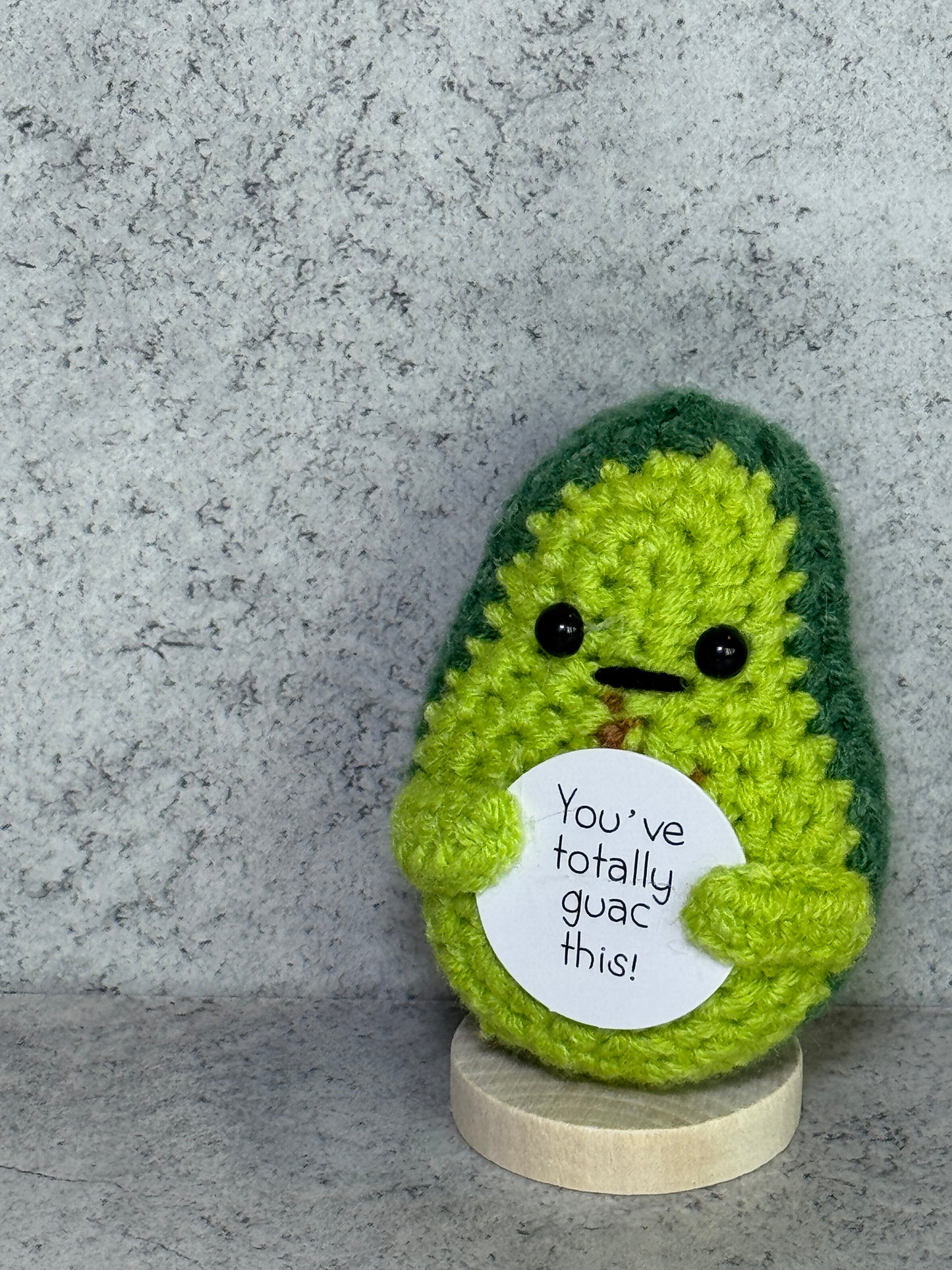 Handmade Crochet Positivity Plush – Uplifting Gifts & Home Décor by CraftnCrumble LLC