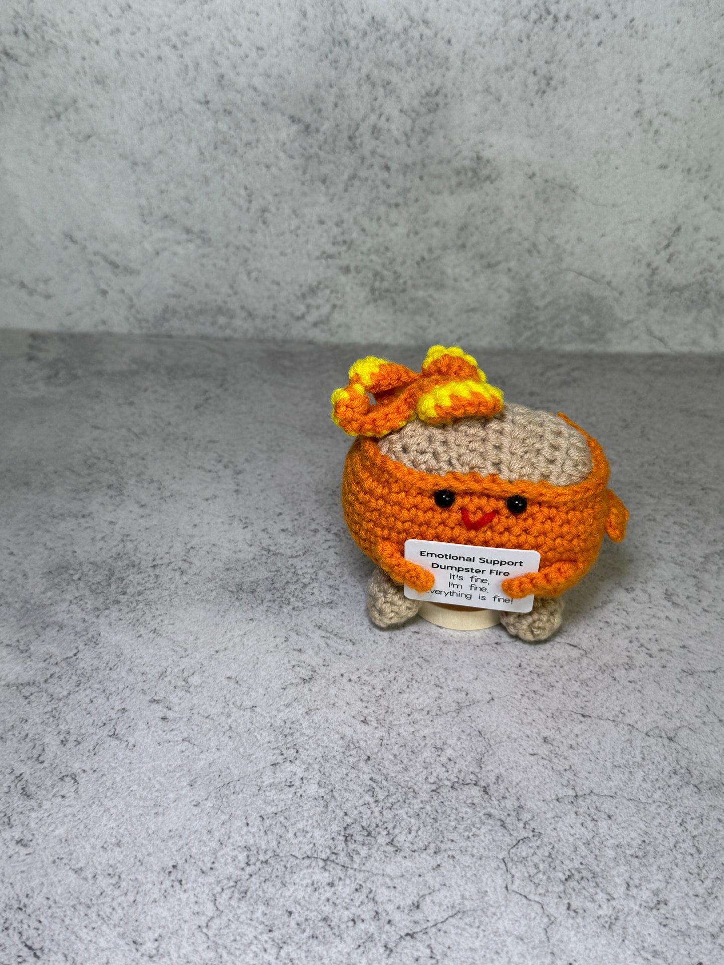 Handmade Crochet Positivity Plush – Uplifting Gifts & Home Décor by CraftnCrumble LLC