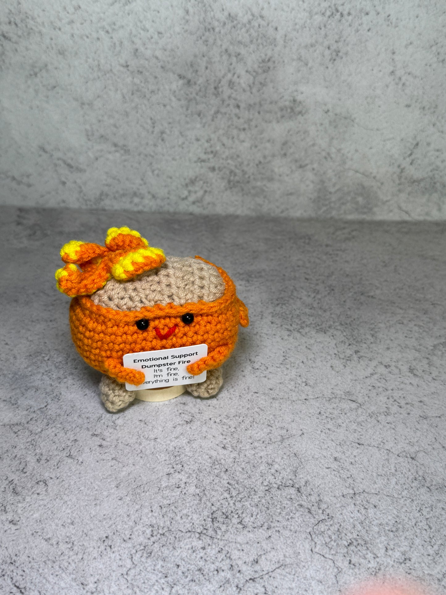 Handmade Crochet Positivity Plush – Uplifting Gifts & Home Décor by CraftnCrumble LLC