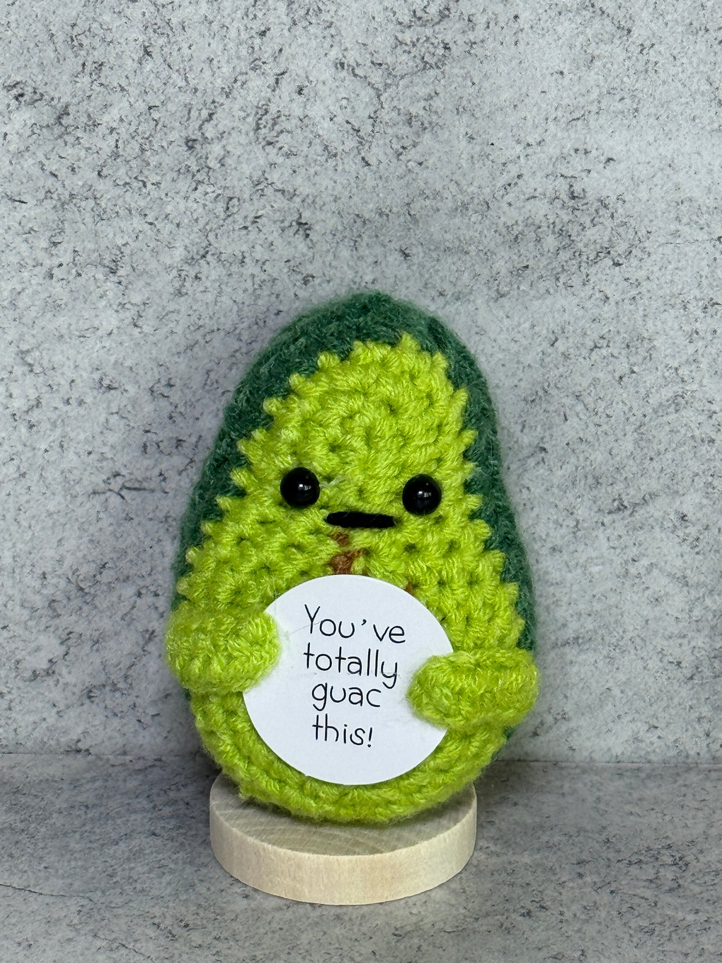 Handmade Crochet Positivity Plush – Uplifting Gifts & Home Décor by CraftnCrumble LLC