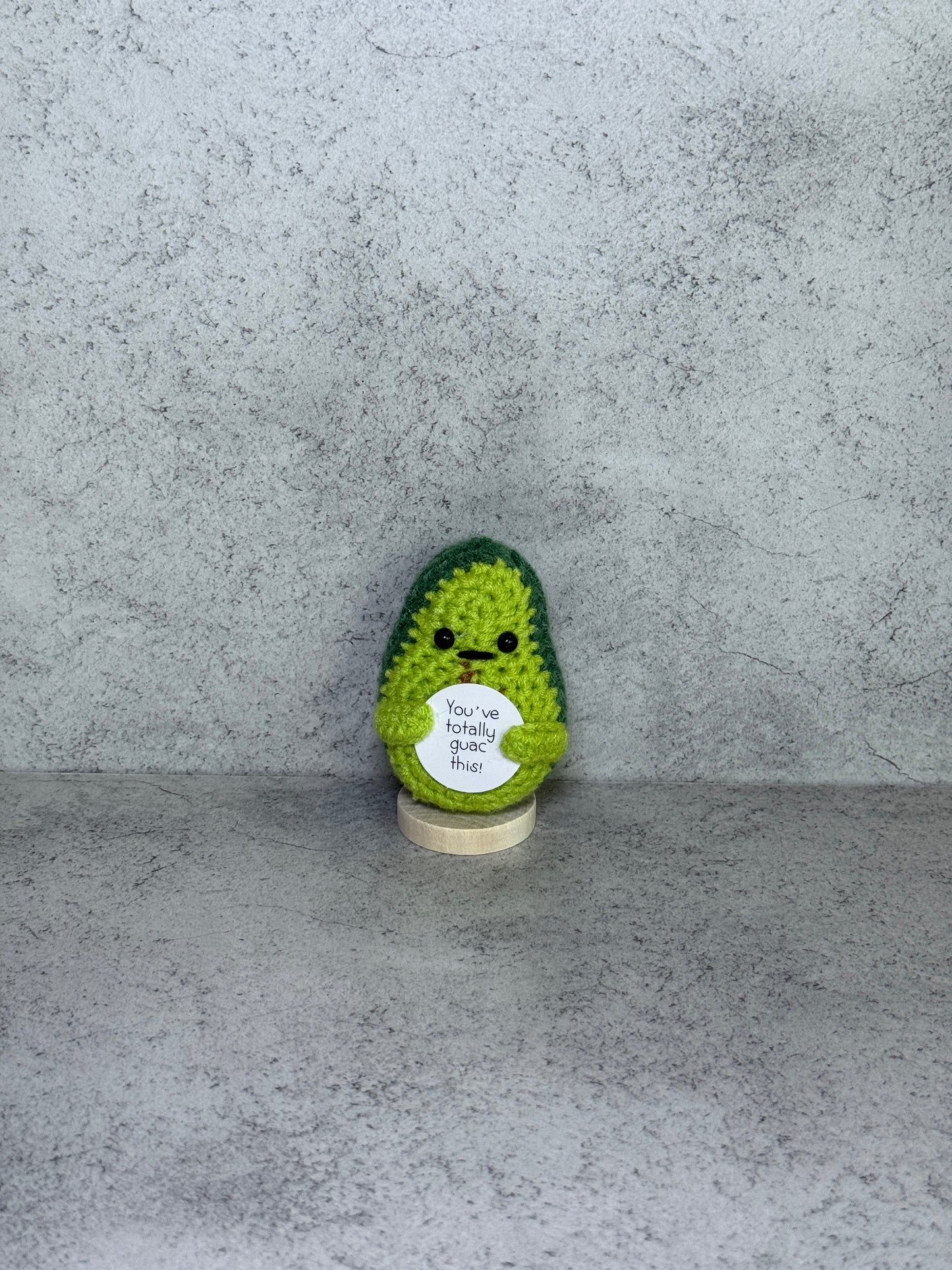Handmade Crochet Positivity Plush – Uplifting Gifts & Home Décor by CraftnCrumble LLC