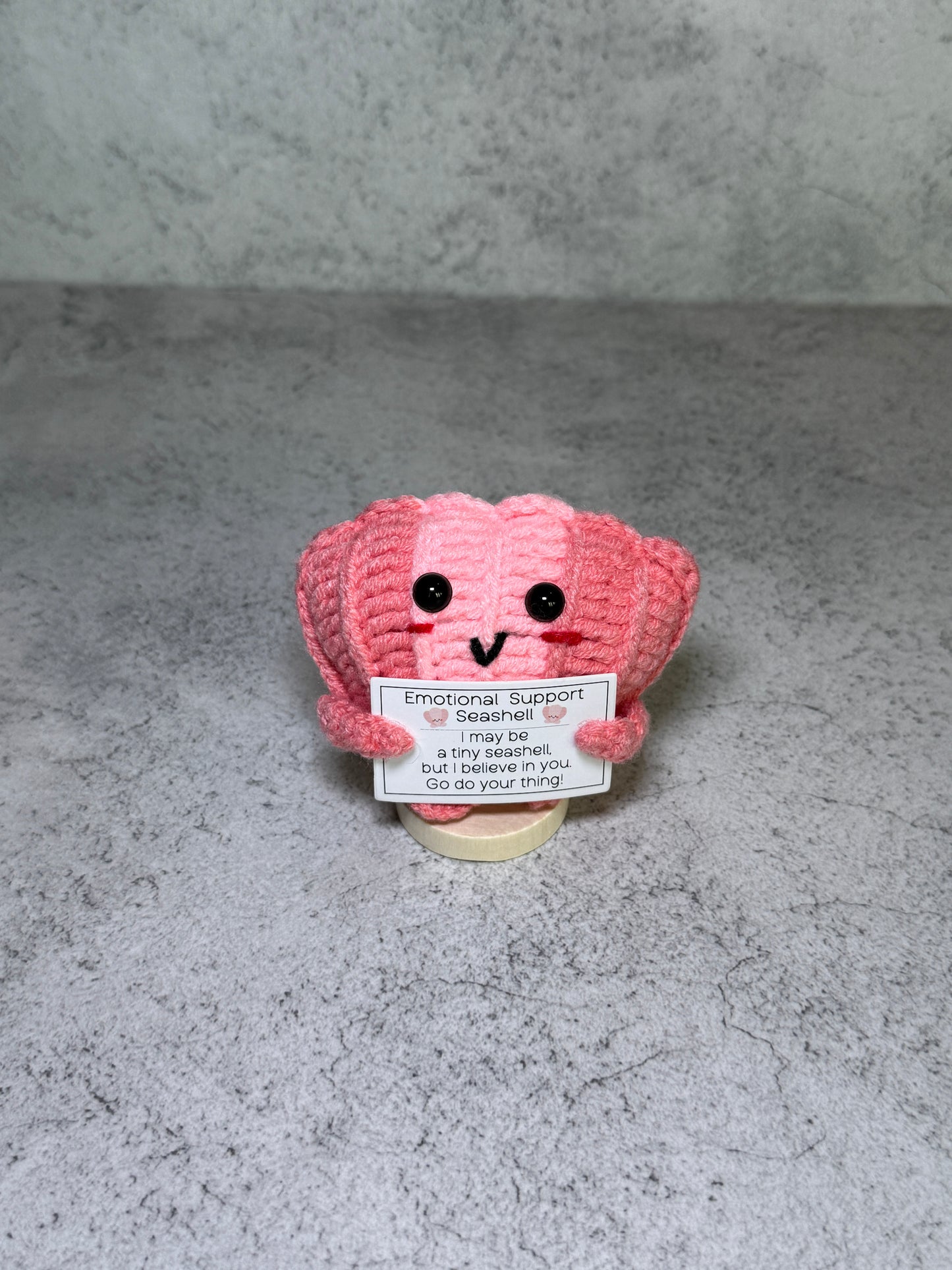 Handmade Crochet Positivity Plush – Uplifting Gifts & Home Décor by CraftnCrumble LLC
