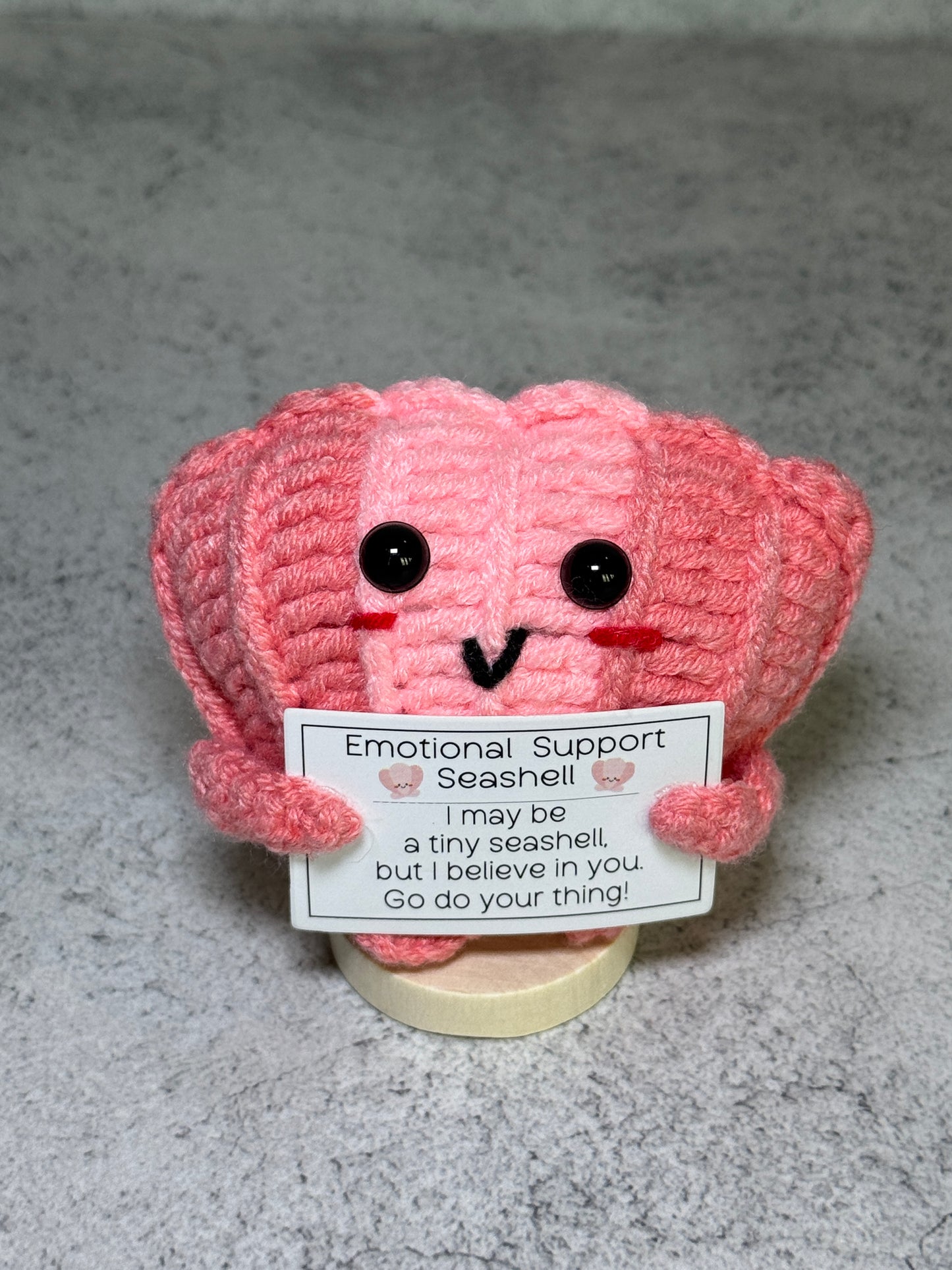 Handmade Crochet Positivity Plush – Uplifting Gifts & Home Décor by CraftnCrumble LLC