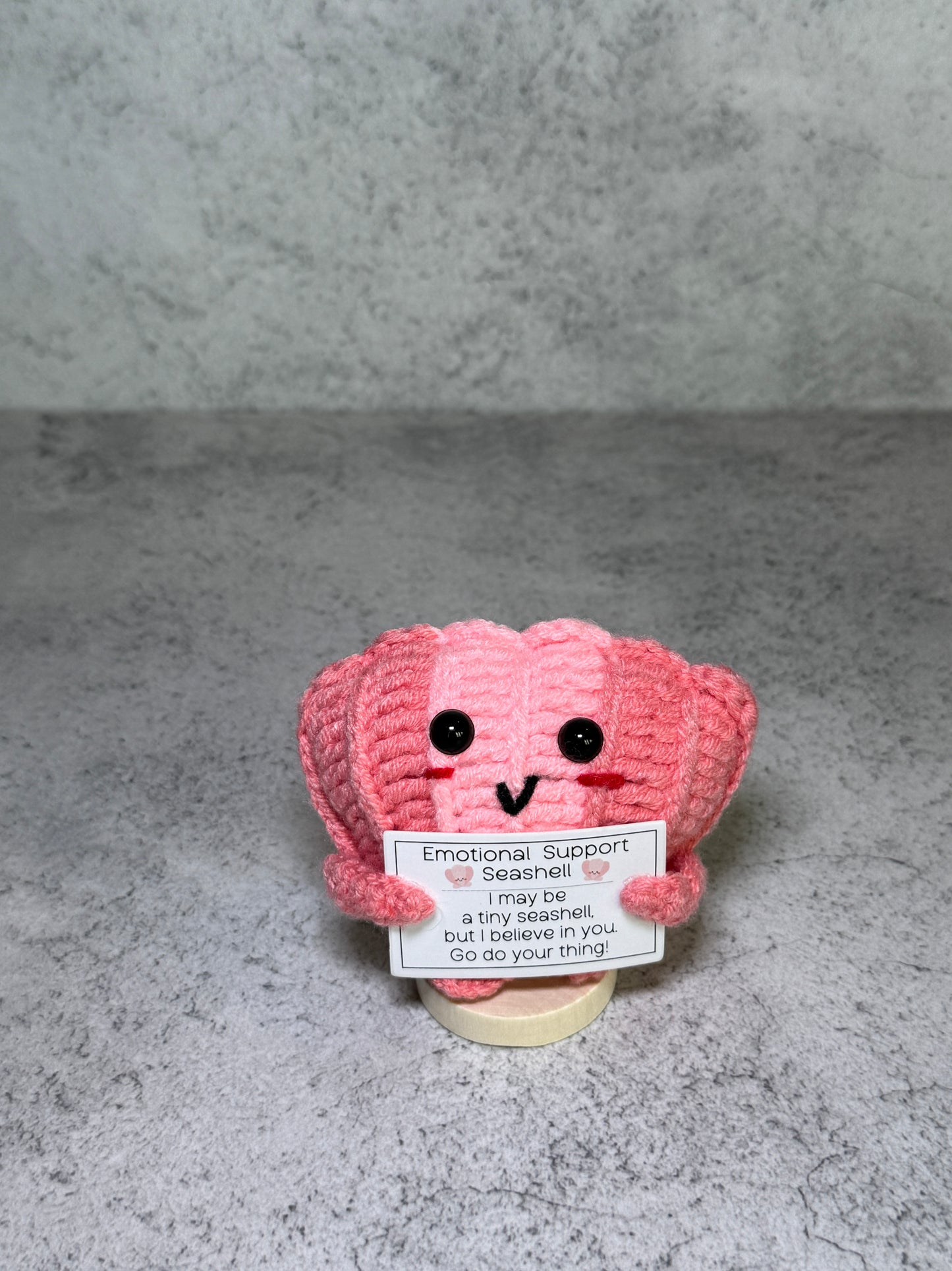 Handmade Crochet Positivity Plush – Uplifting Gifts & Home Décor by CraftnCrumble LLC