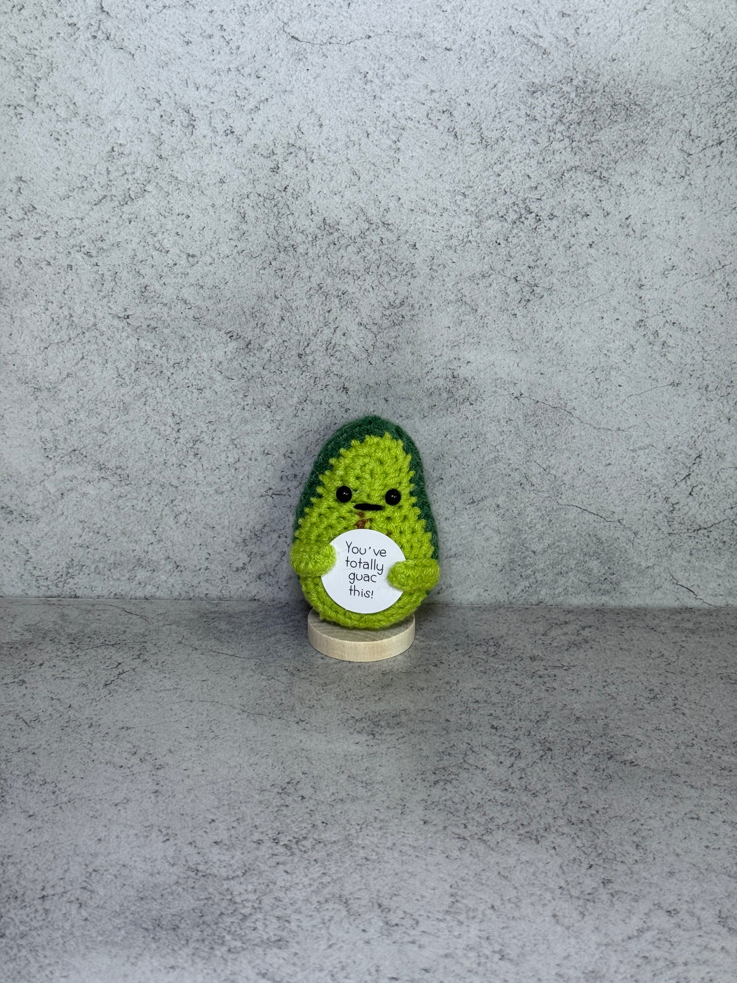 Handmade Crochet Positivity Plush – Uplifting Gifts & Home Décor by CraftnCrumble LLC