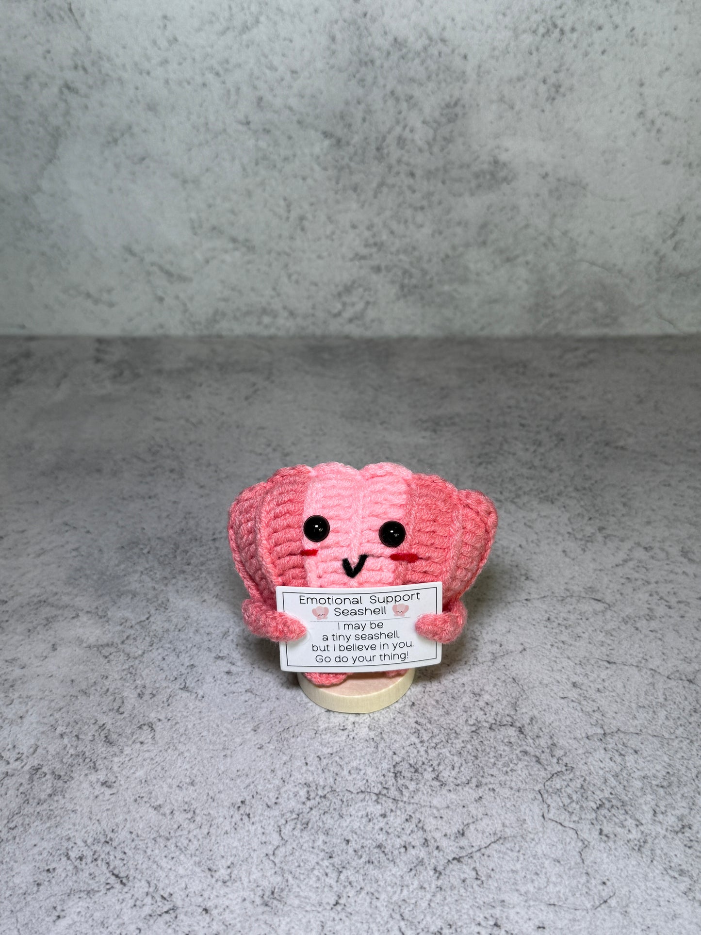 Handmade Crochet Positivity Plush – Uplifting Gifts & Home Décor by CraftnCrumble LLC